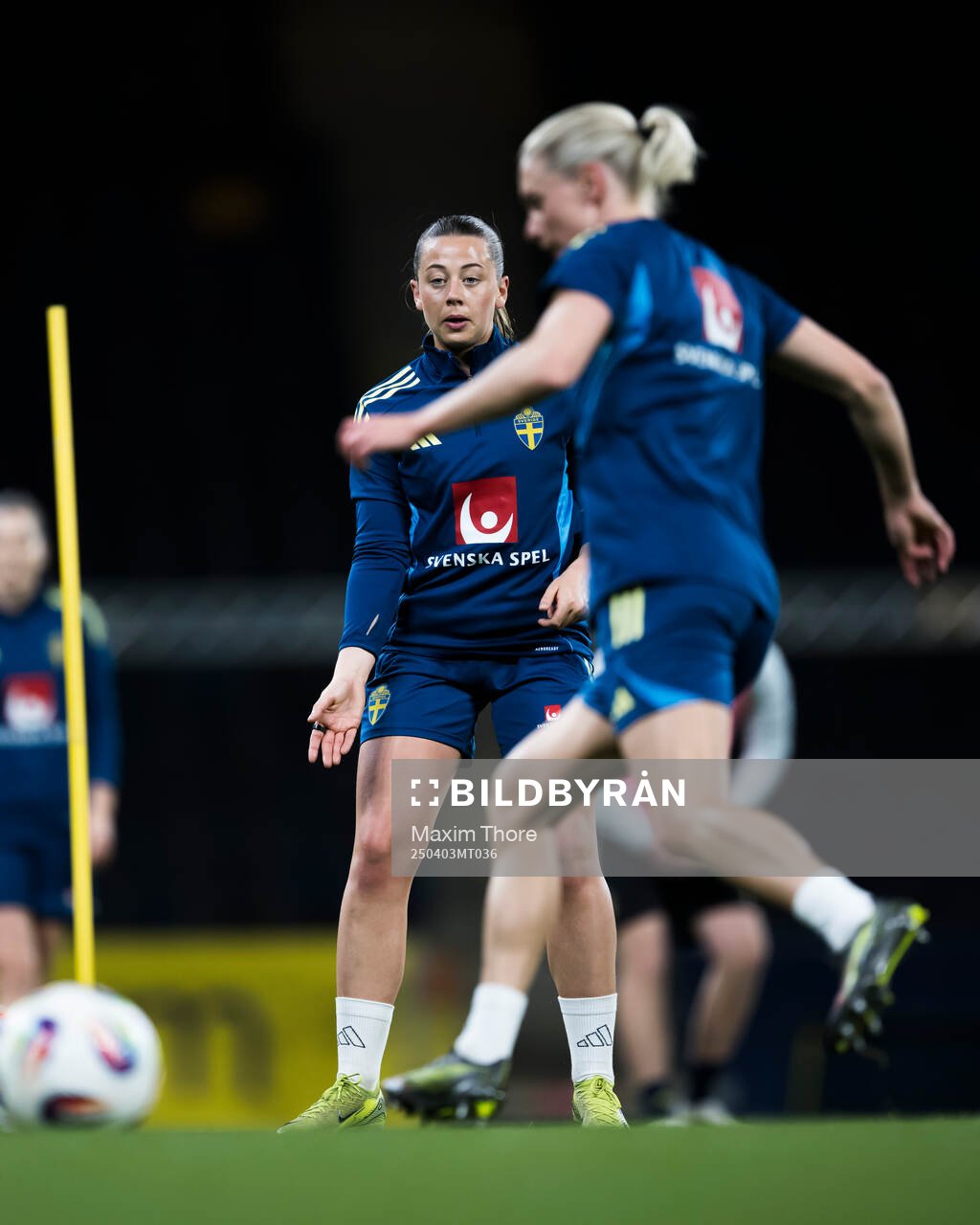 Cornelia Kapocs of the Swedish women's national football
