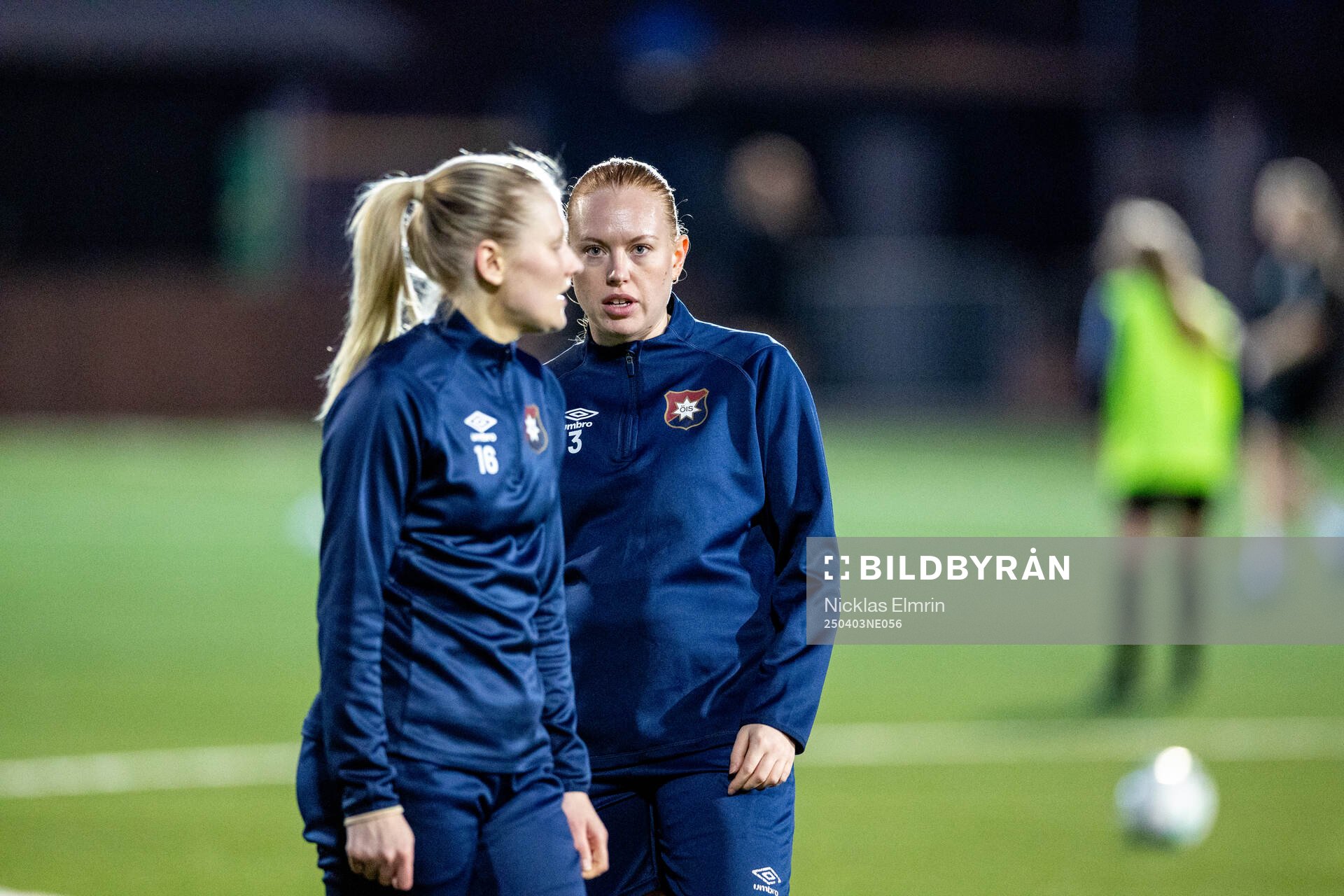 Öis Emma Thöllin under en träning den 3 april 2025 i Götebog. 