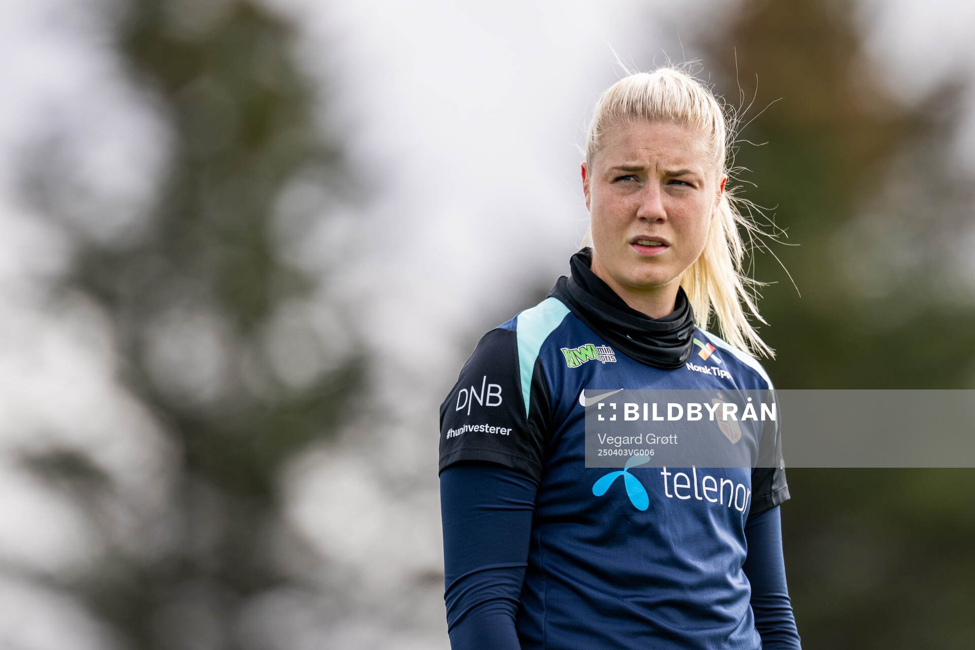 Sophie Román Haug of the Norwegian women's national