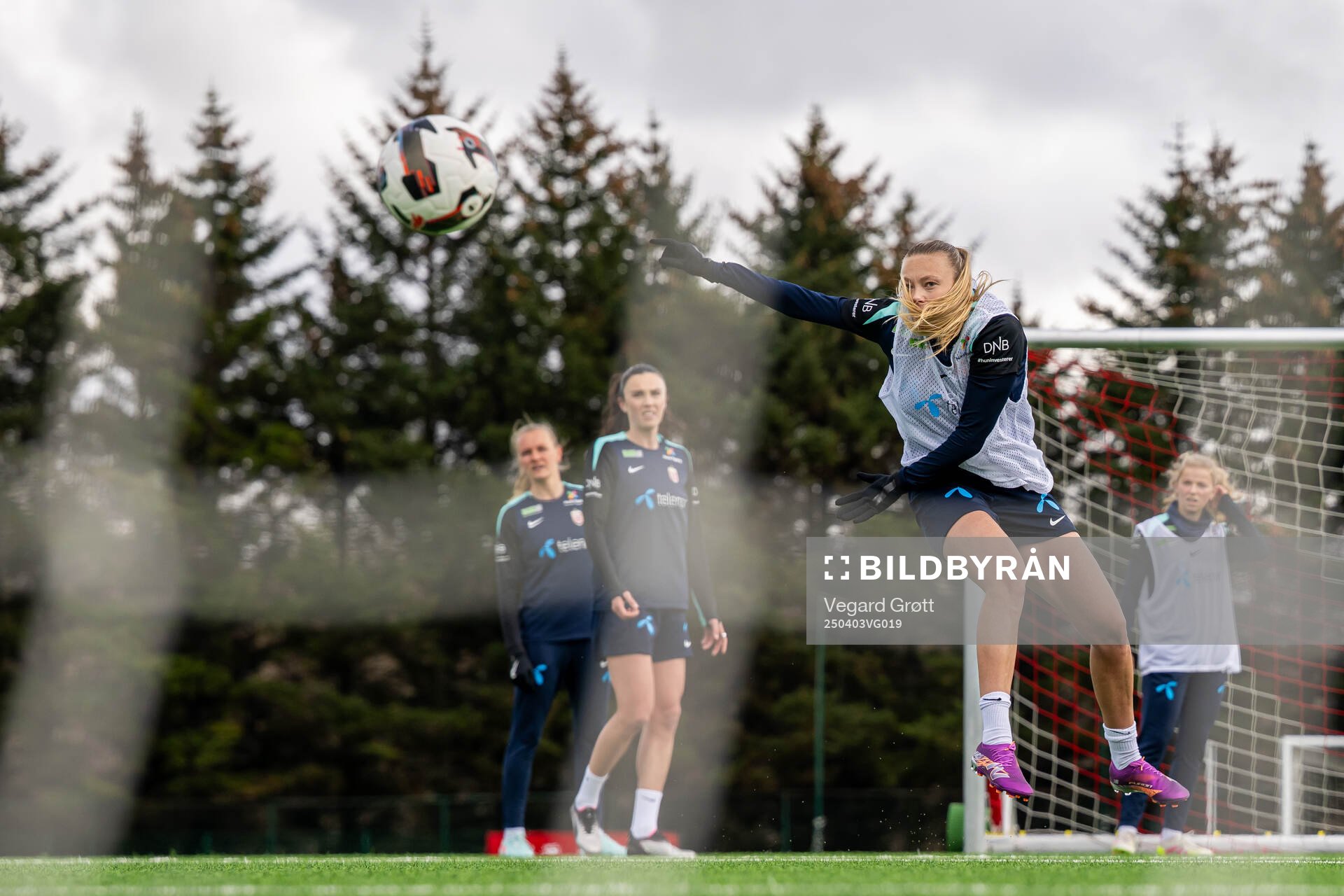 Synne Sofie Kinden Jensen of the Norwegian women's national