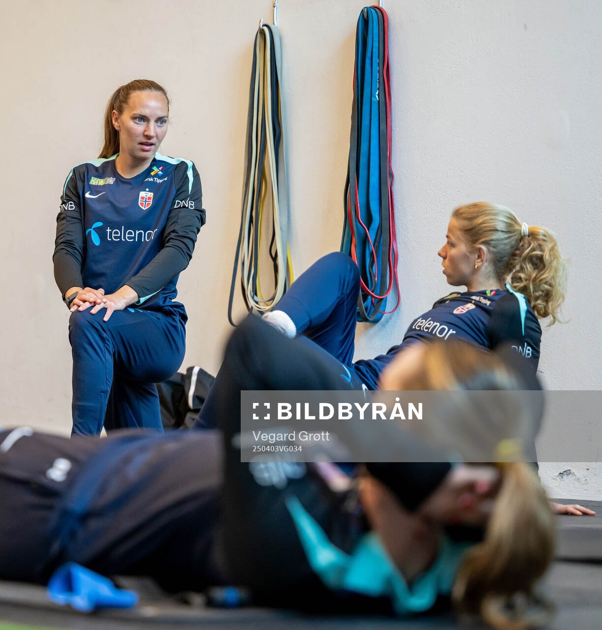 Marit Bratberg Lund and Justine Kielland of the Norwegian