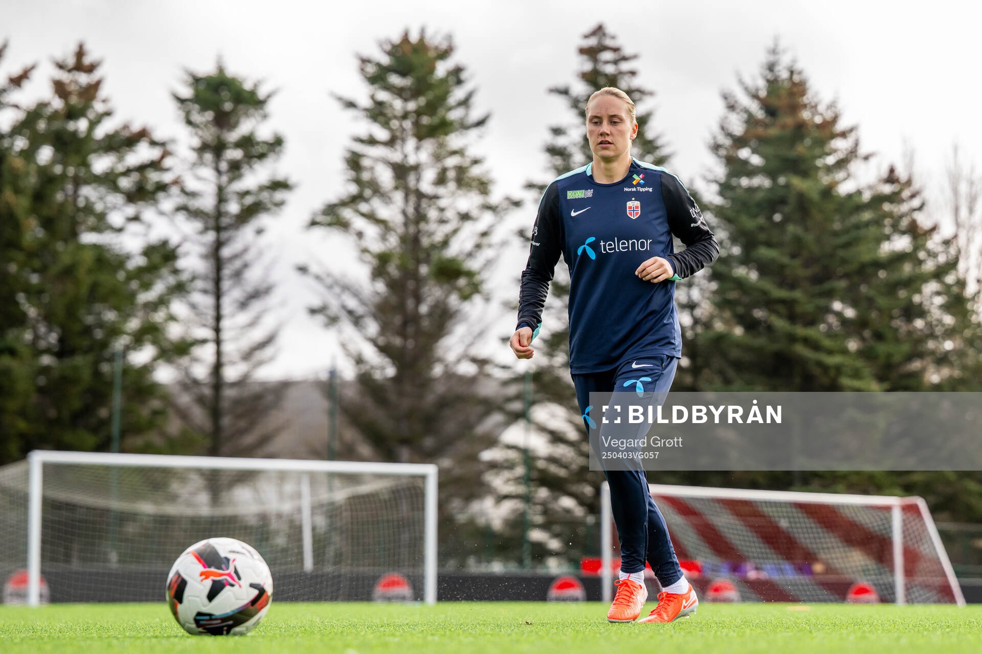 Lisa Fjeldstad Naalsund of the Norwegian women's national