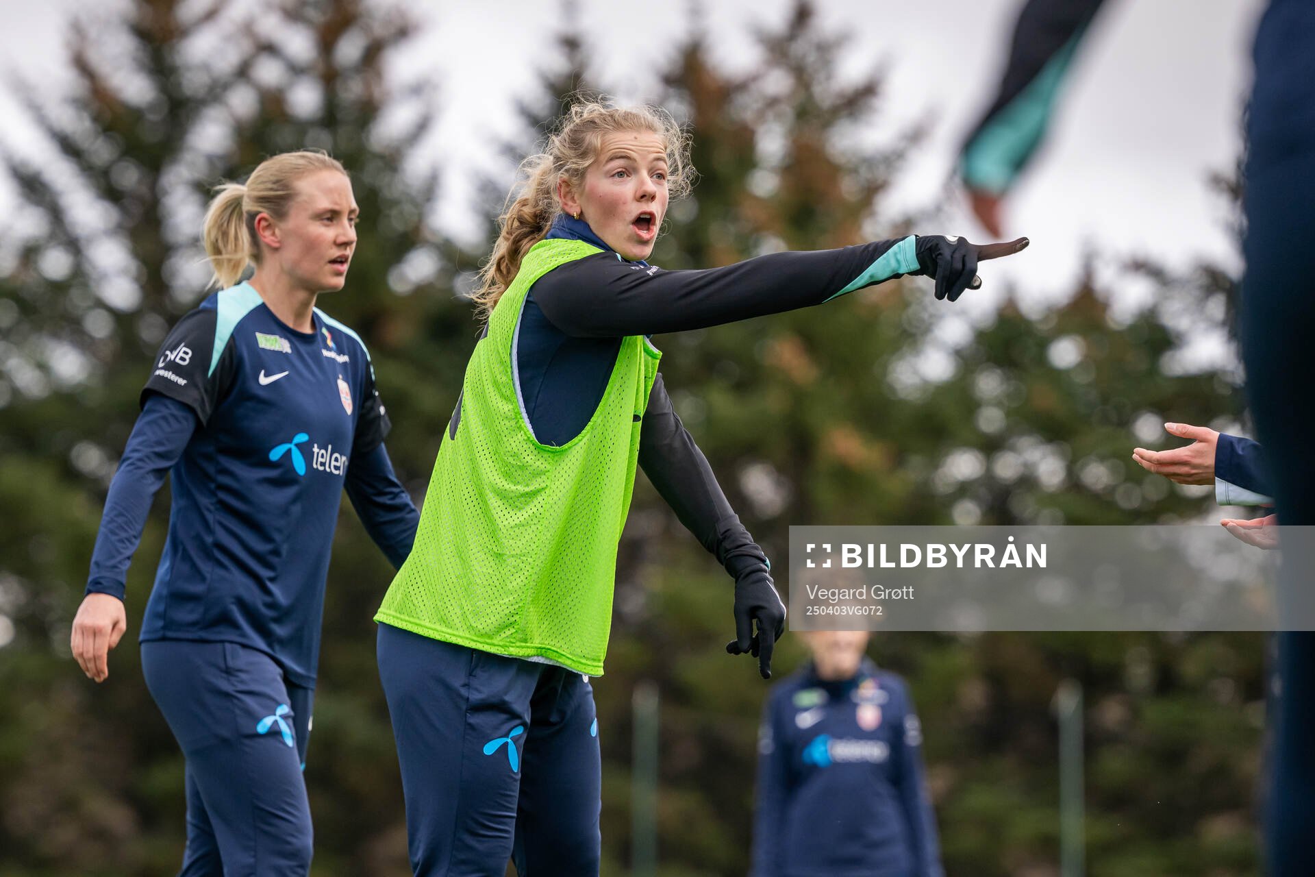 Justine Kielland of the Norwegian women's national football