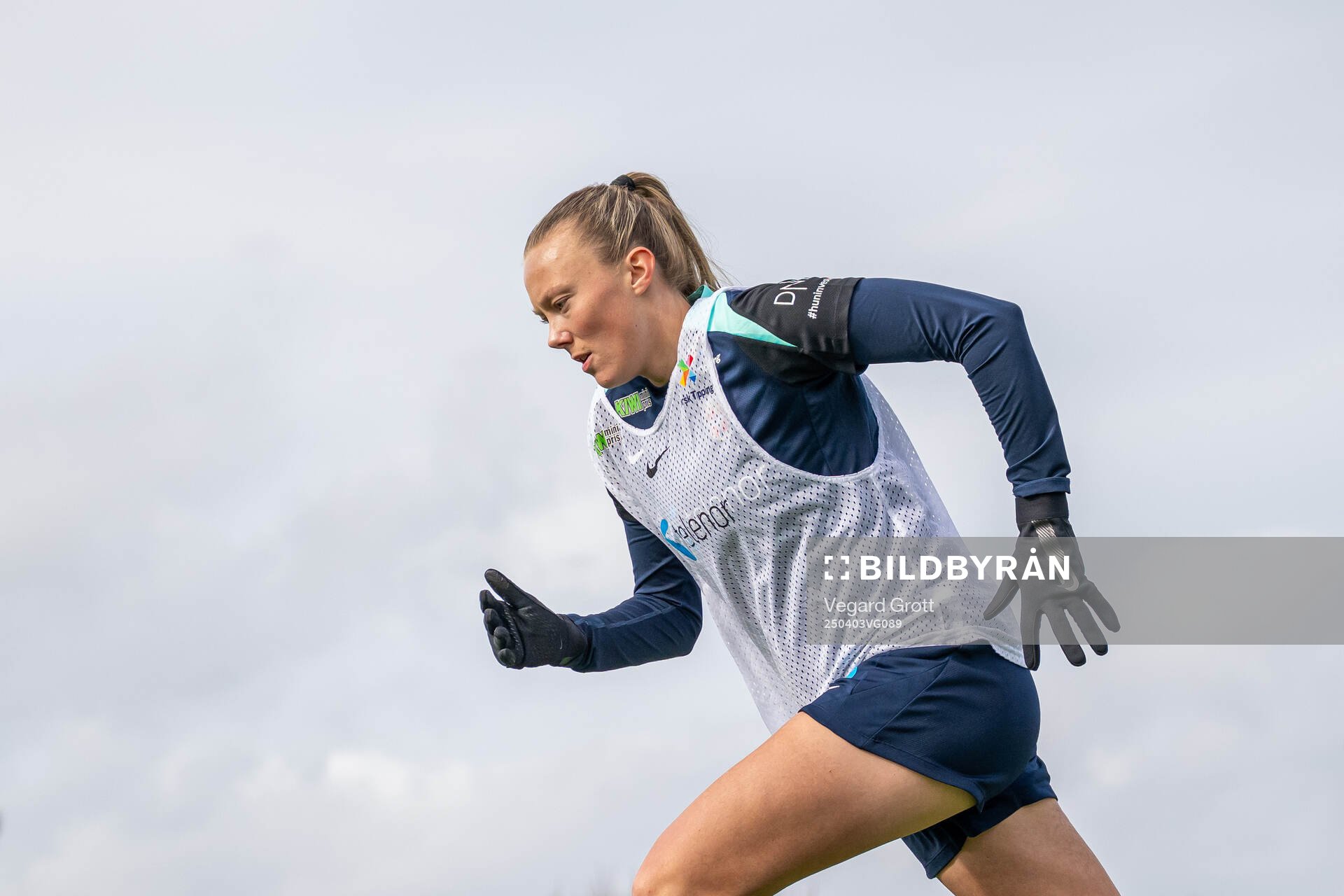 Synne Sofie Kinden Jensen of the Norwegian women's national