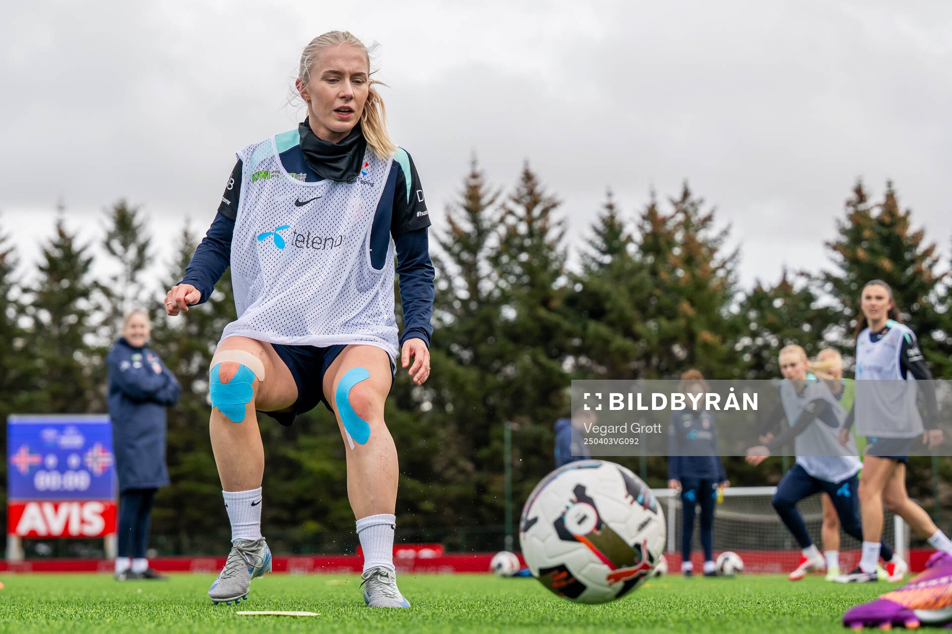 Thea Bjelde of the Norwegian women's national football team