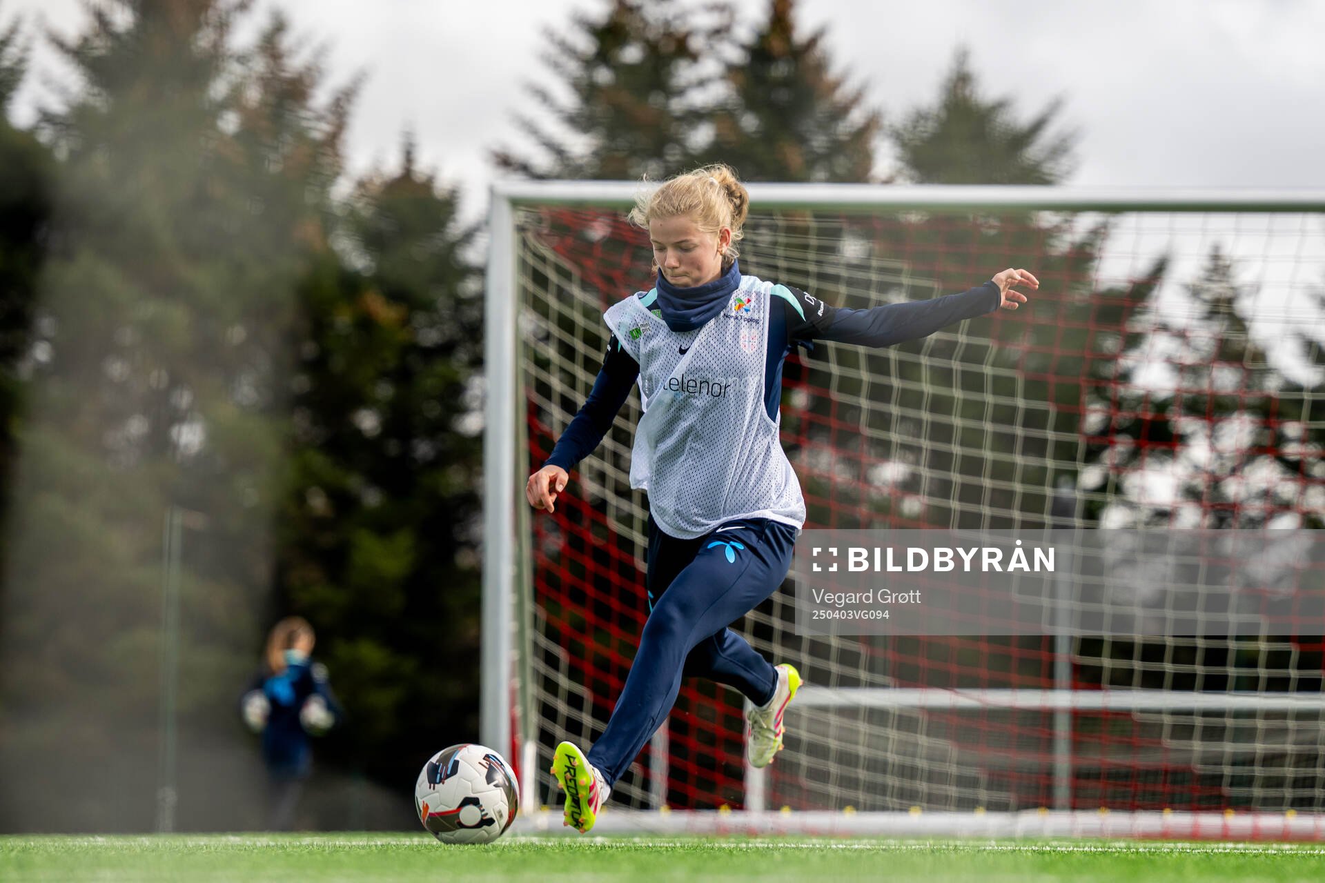 Justine Kielland of the Norwegian women's national football