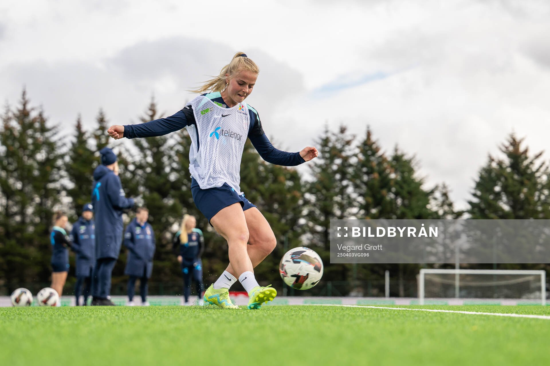Emilie Woldvik of the Norwegian women's national football