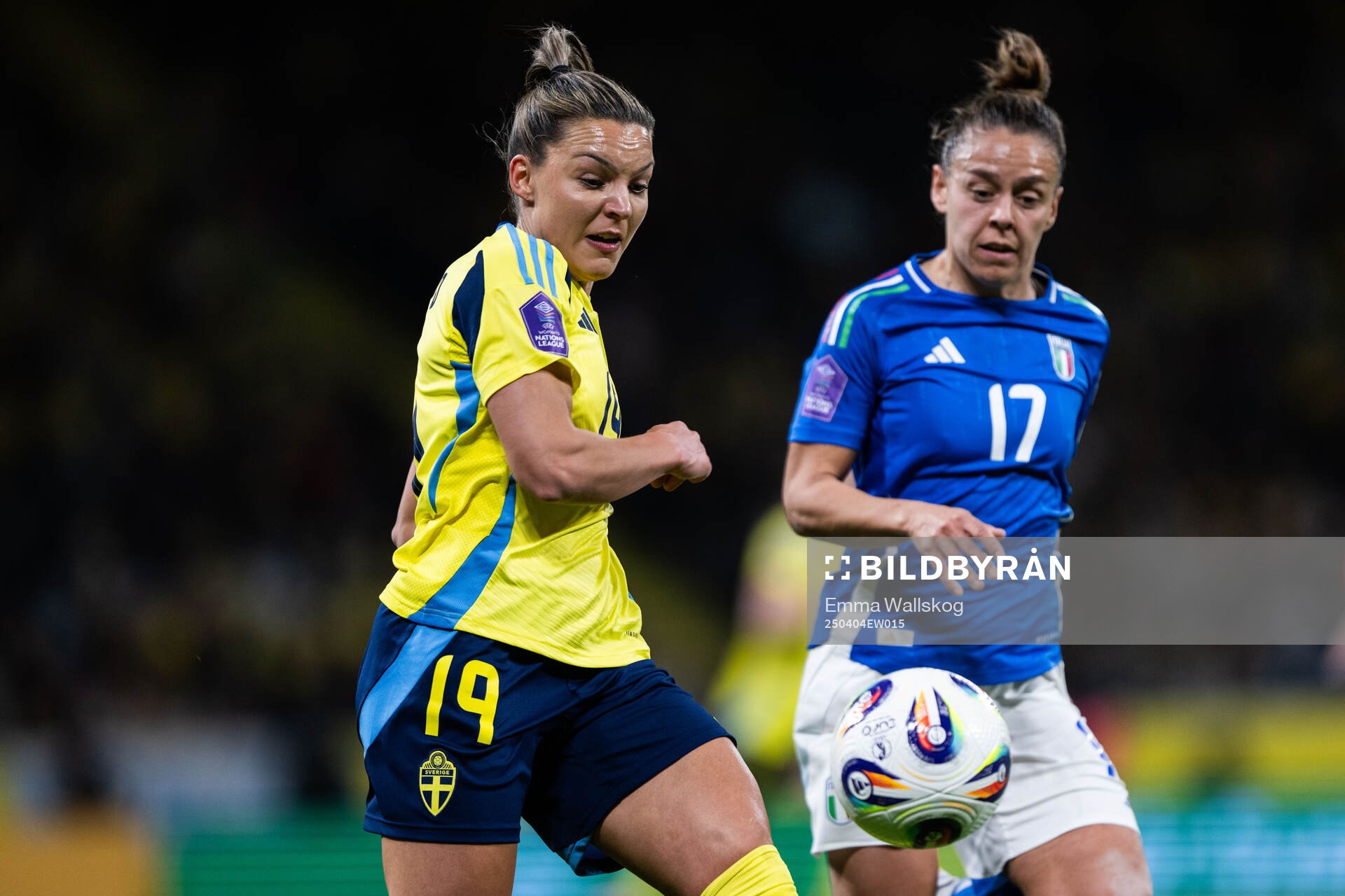Johanna Rytting Kaneryd of Sweden and Lisa Boattin of Italy
