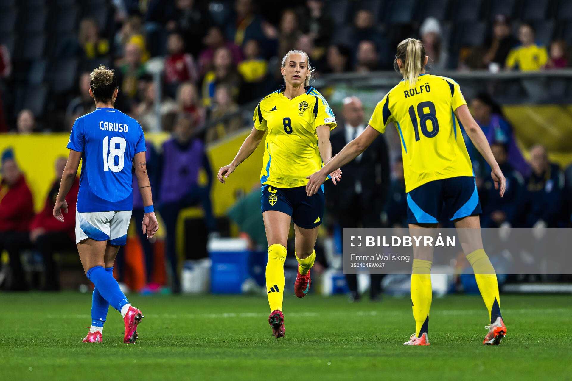 Ellen Wangerheim and Fridolina Rolfö of Sweden