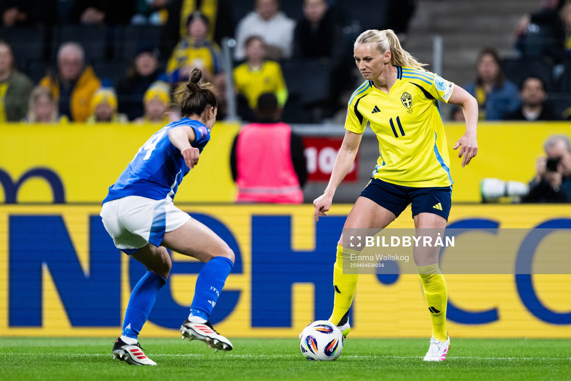 Stina Blackstenius of Sweden