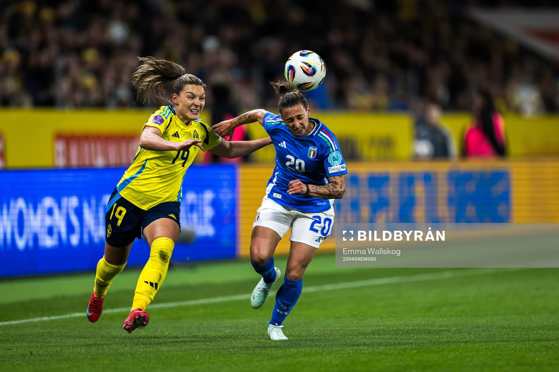 Johanna Rytting Kaneryd of Sweden and Elisabetta Oliviero