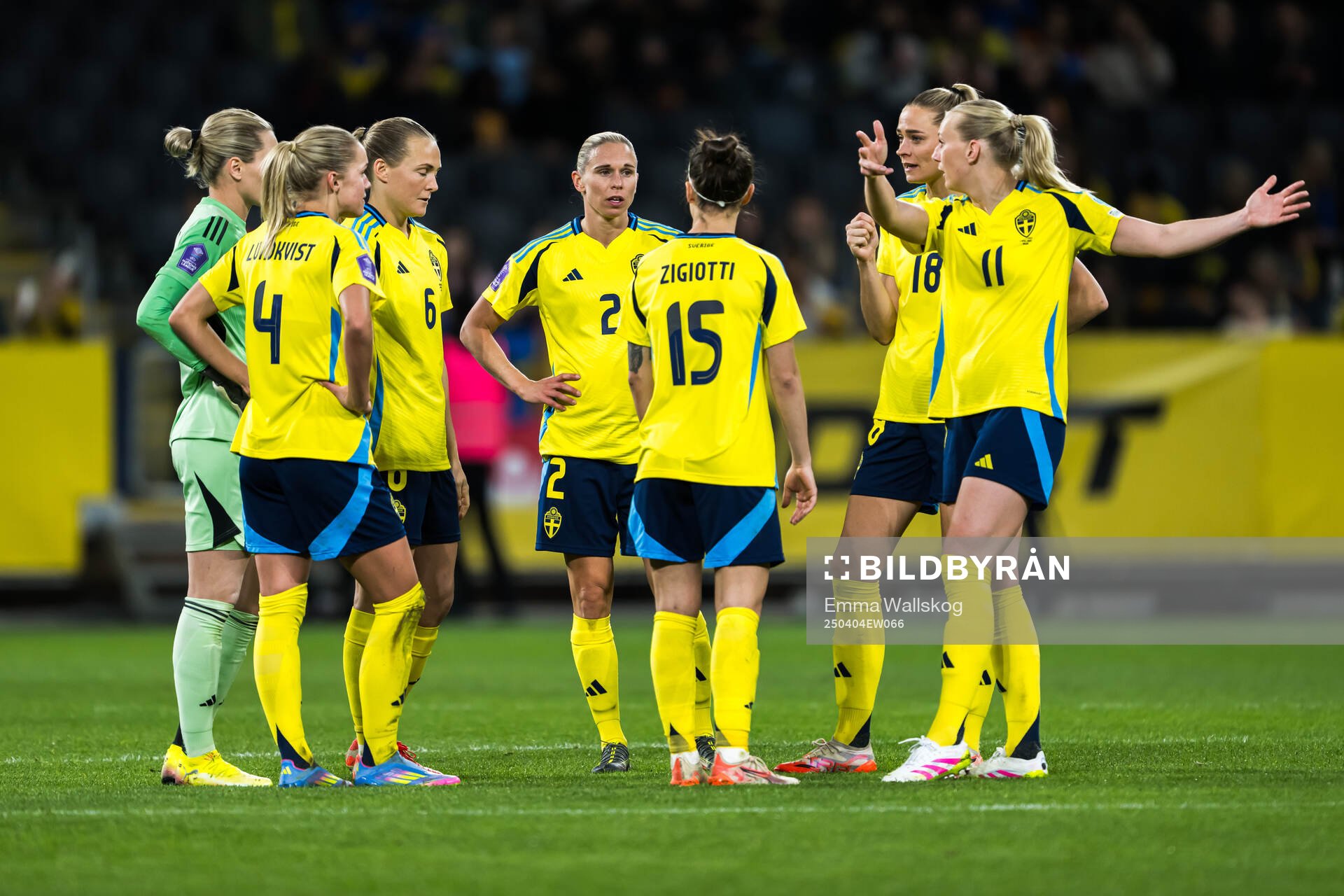 Hanna Lundkvist, Jennifer Falk, Magdalena Eriksson, Jonna