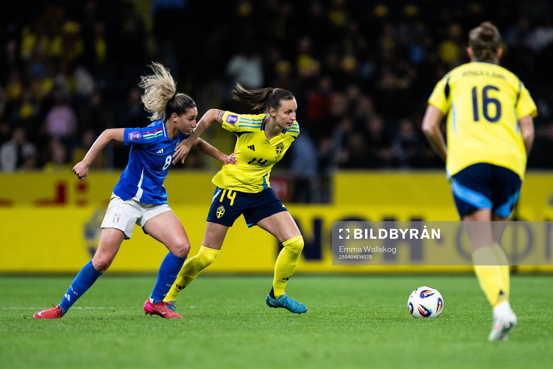 Emma Severini of Italy and Nathalie Björn of Sweden