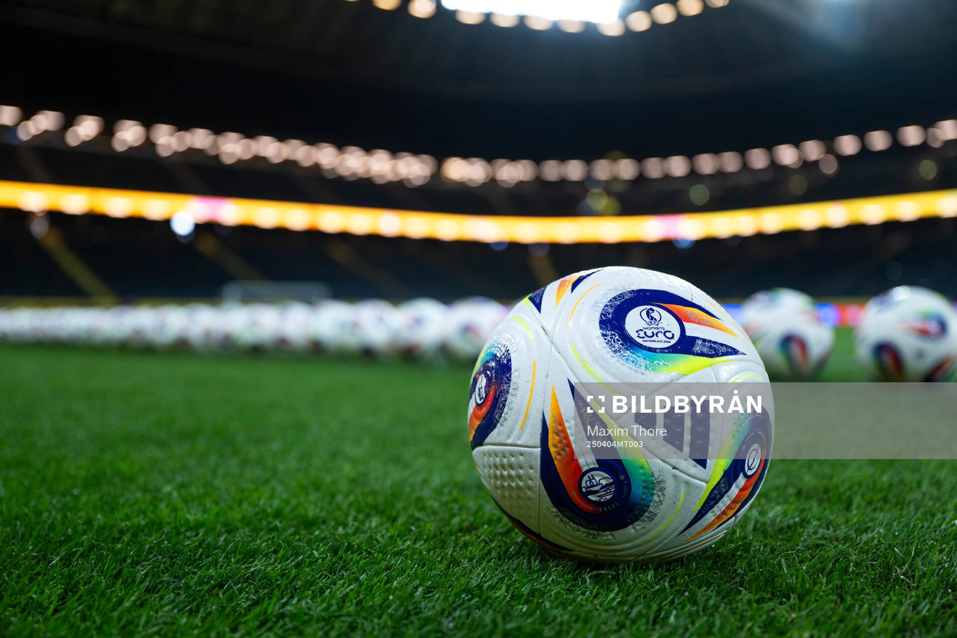 The official match ball for UEFA Women's euro 2025