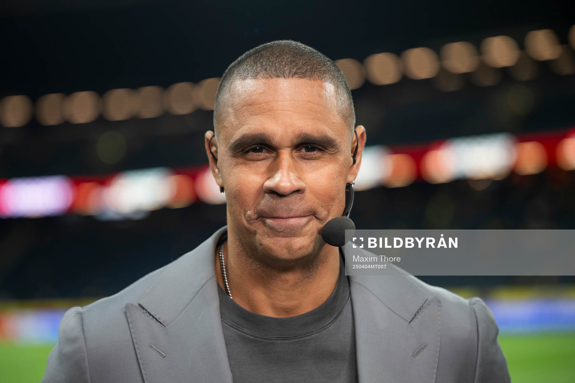 Daniel Nannskog of Swedish broadcaster SVT poses for a