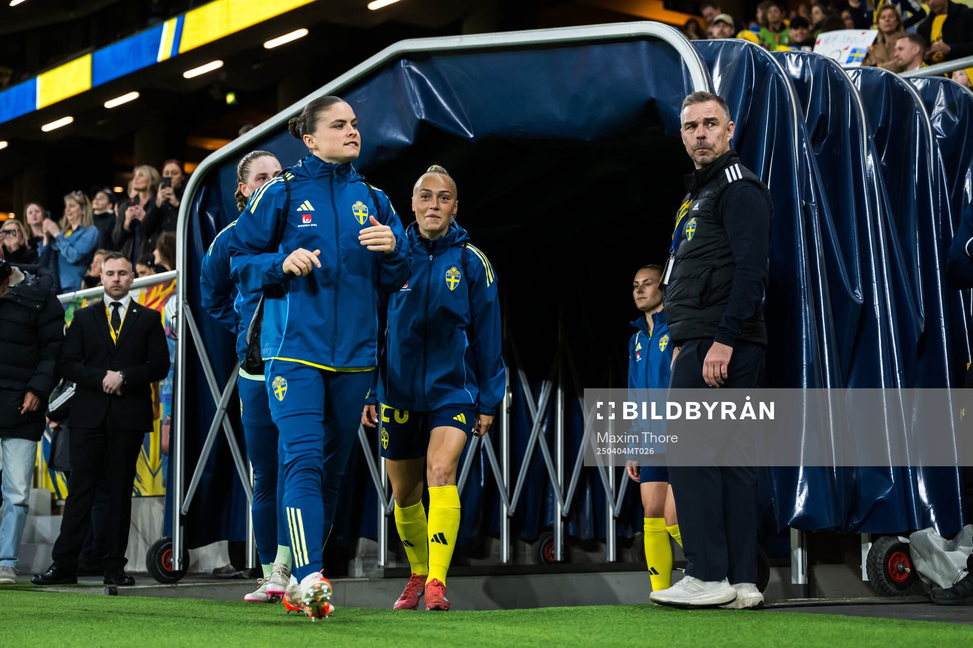 Hanna Wijk and Hanna Bennison of Sweden