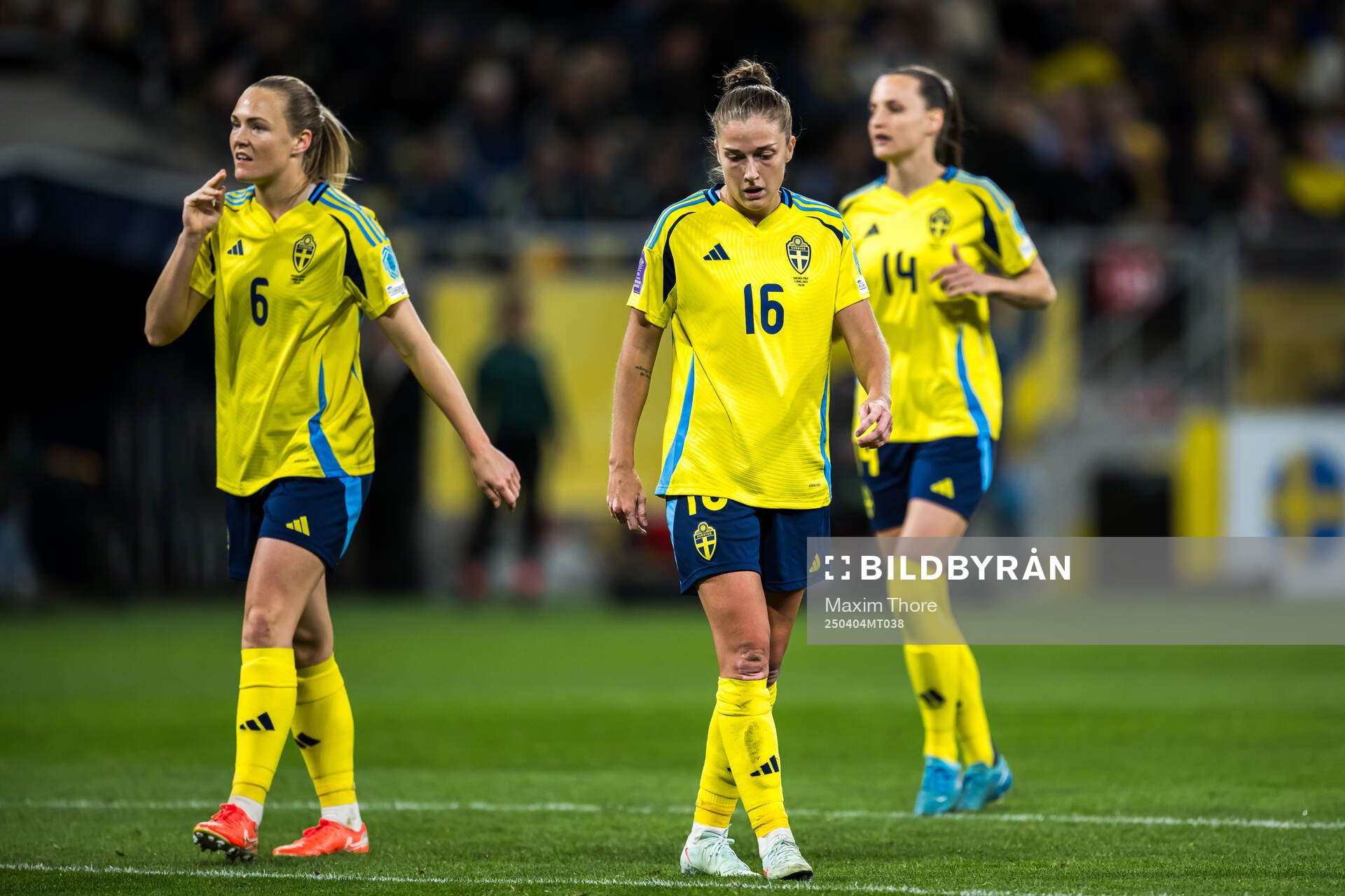 Magdalena Eriksson, Filippa Angeldahl and Nathalie Björn