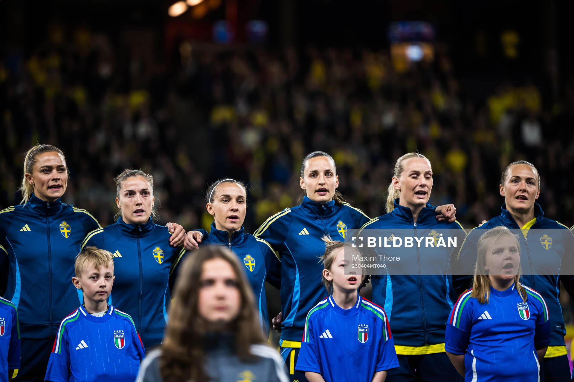 Fridolina Rolfö, Filippa Angeldahl, Julia Zigiotti Olme,
