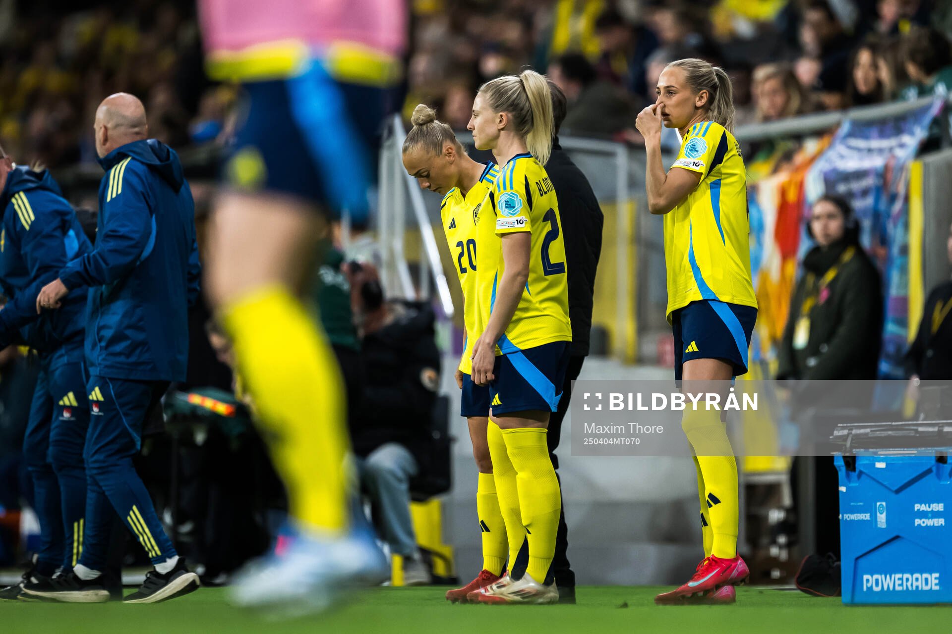 Hanna Bennison, Rebecka Blomqvist and Ellen Wangerheim of