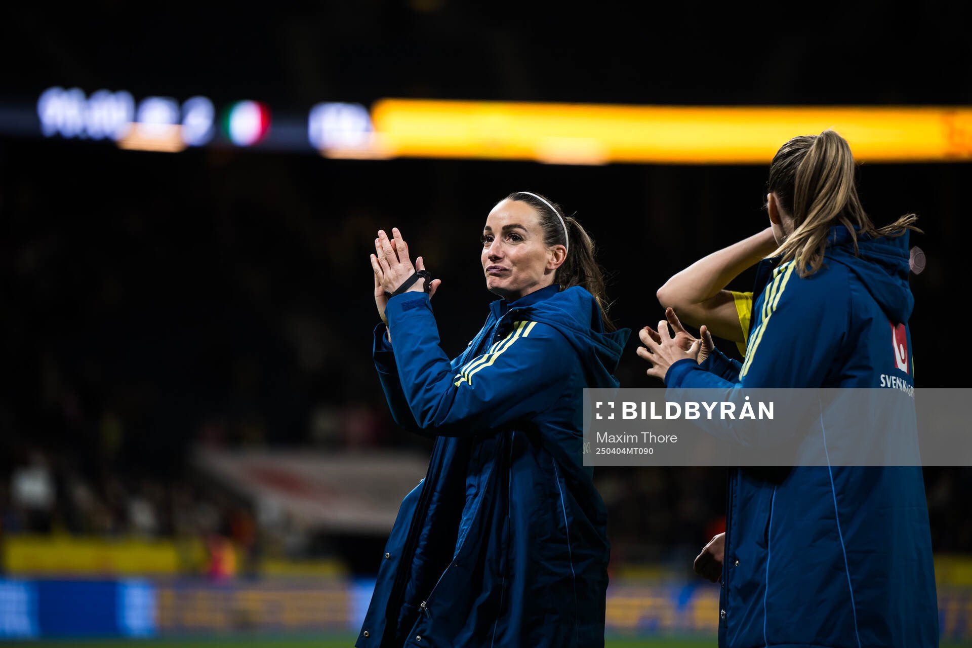 Kosovare Asllani of Sweden celebrates