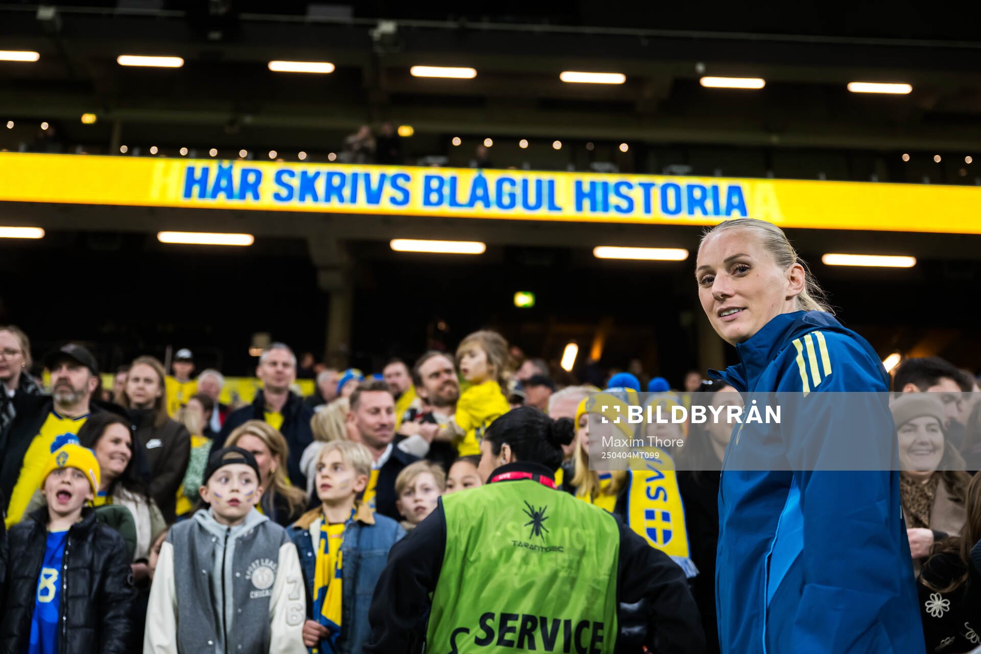 Stina Blackstenius of Sweden