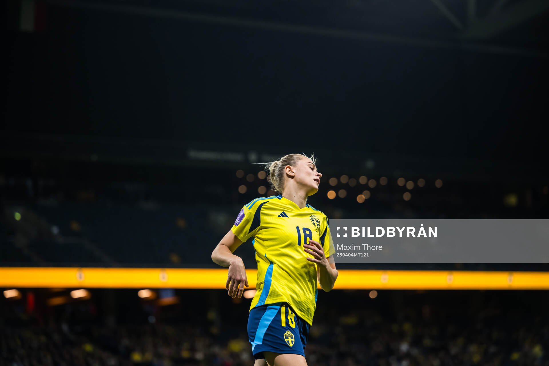 Fridolina Rolfö of Sweden looks dejected