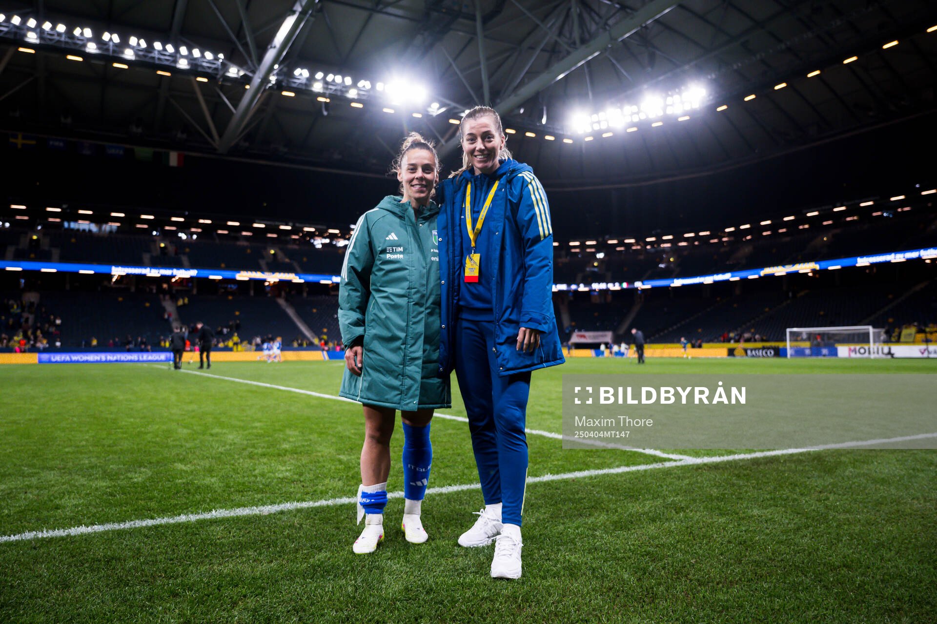 Lisa Boattin of Italy and Linda Sembrandt of Sweden