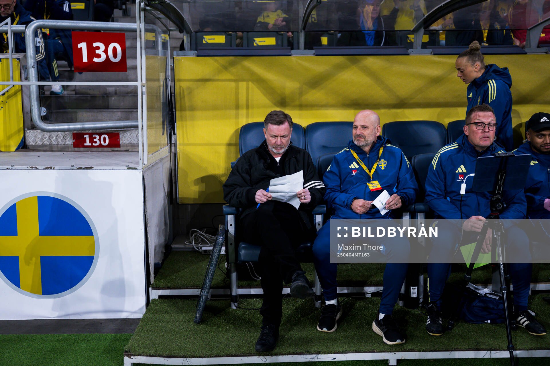 Head coach Peter Gerhardsson and assistant coach Magnus