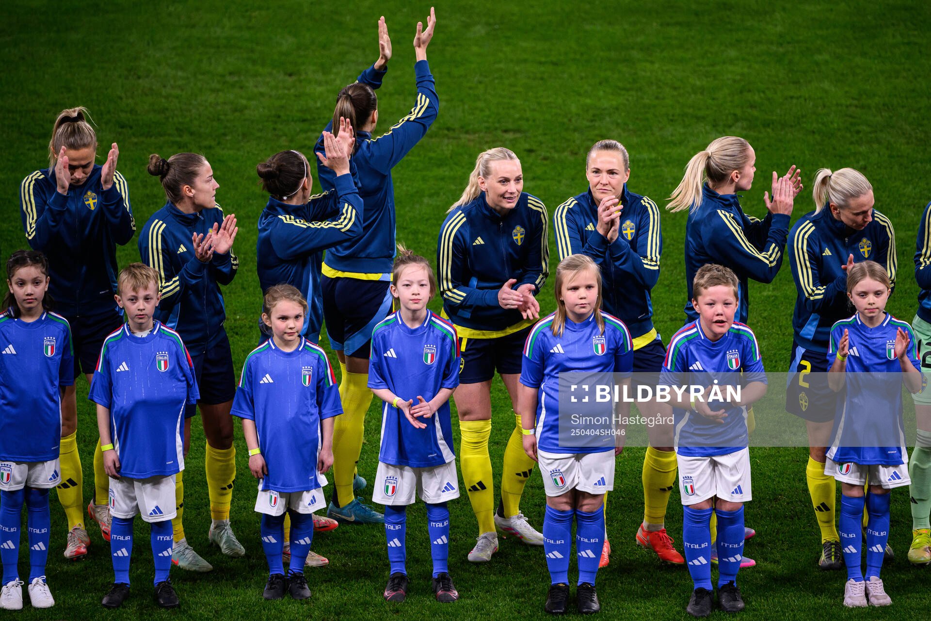 Fridolina Rolfö, Filippa Angeldahl, Julia Zigiotti Olme,