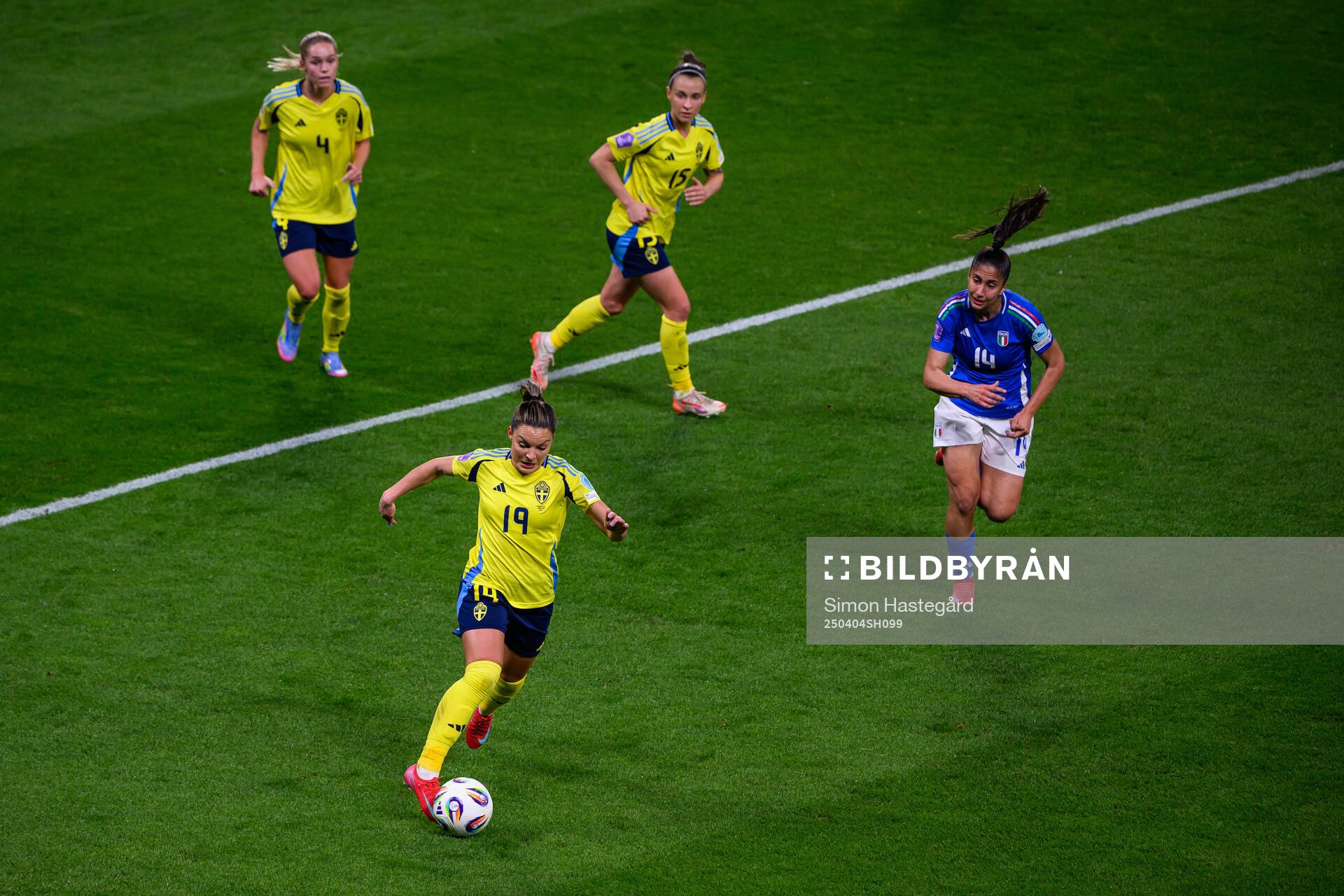 Johanna Rytting Kaneryd, Hanna Lundkvist and Julia Zigiotti