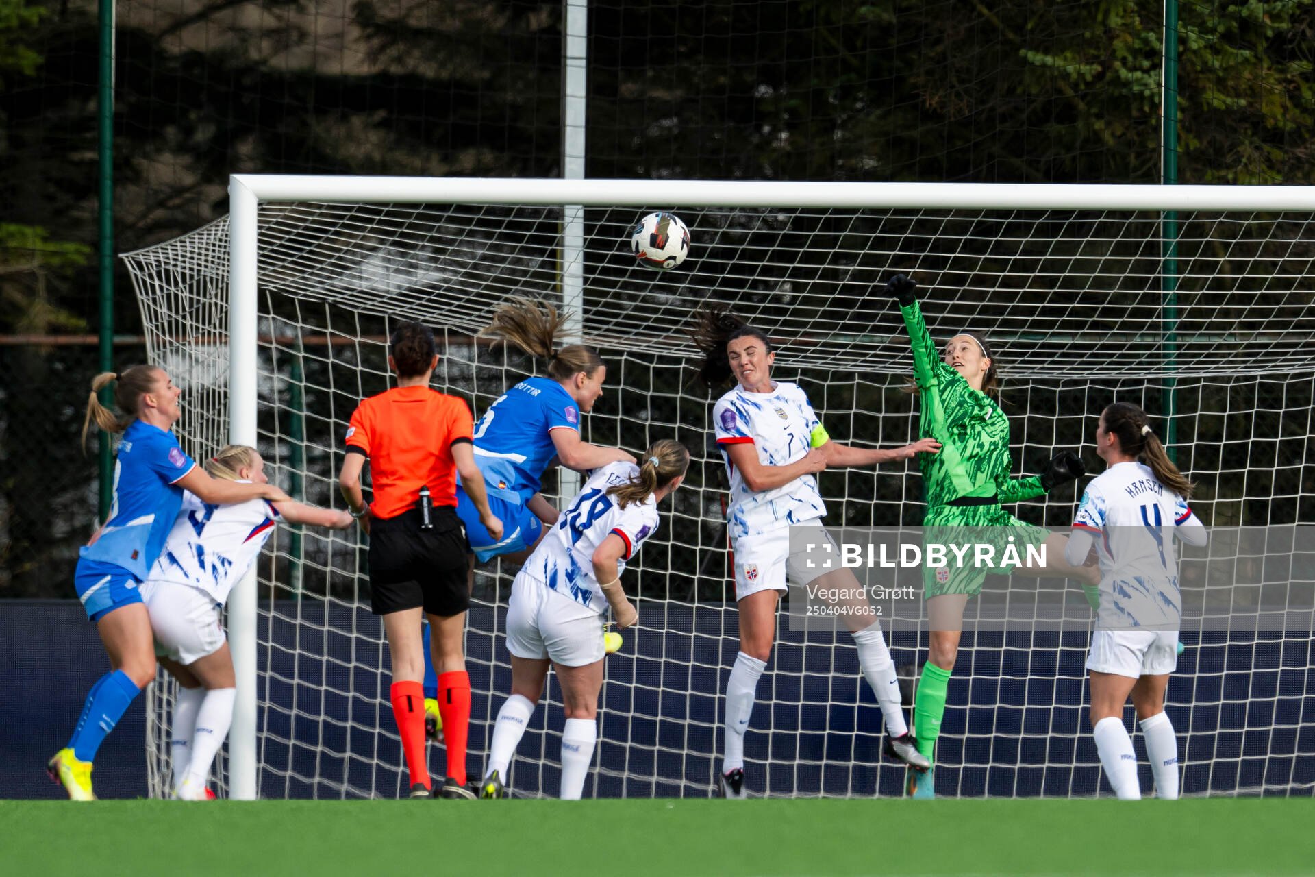 Goalkeeper Cecilie Fiskerstrand of Norway