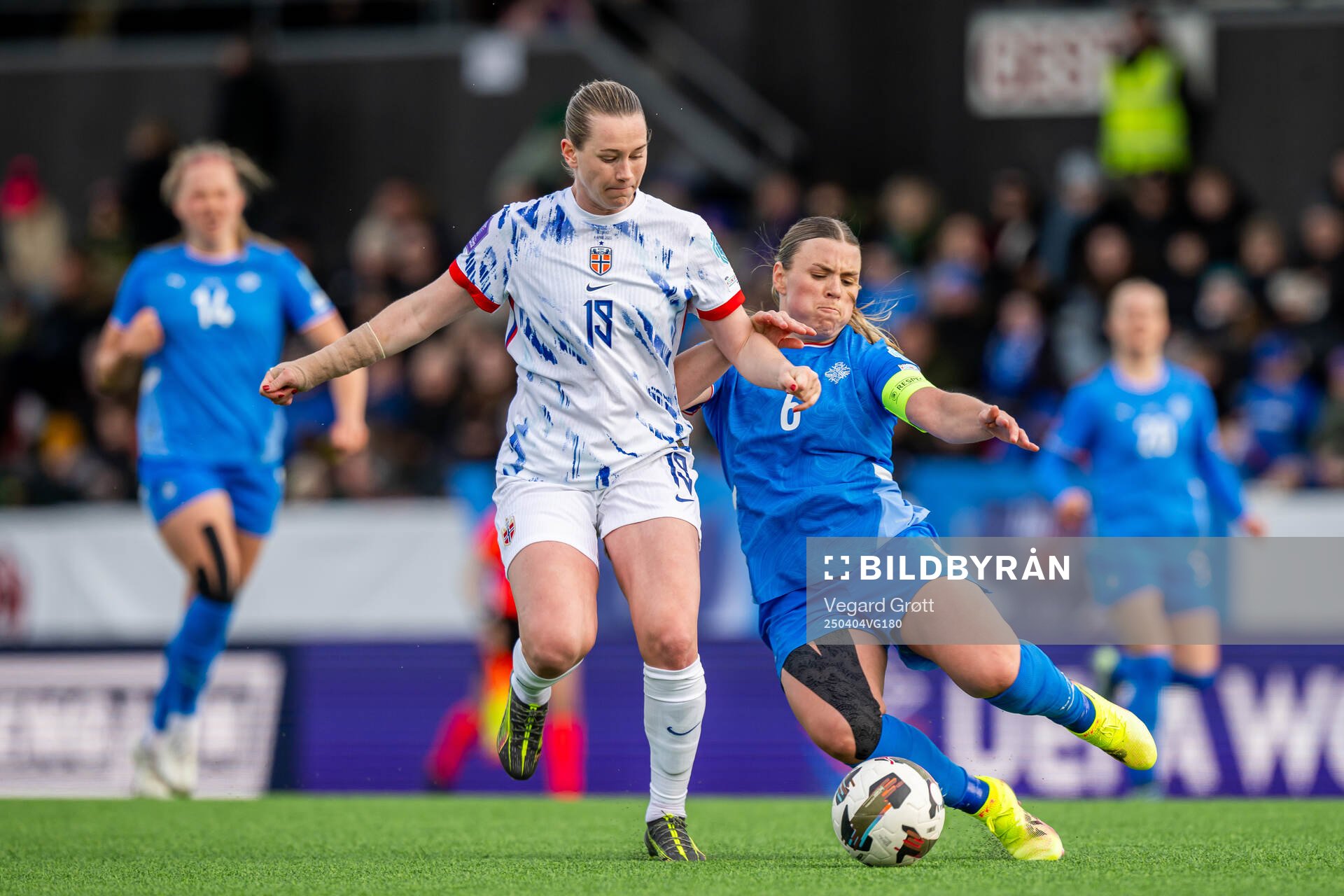 Elisabeth Terland of Norway and Ingibjörg Sigurdardottir