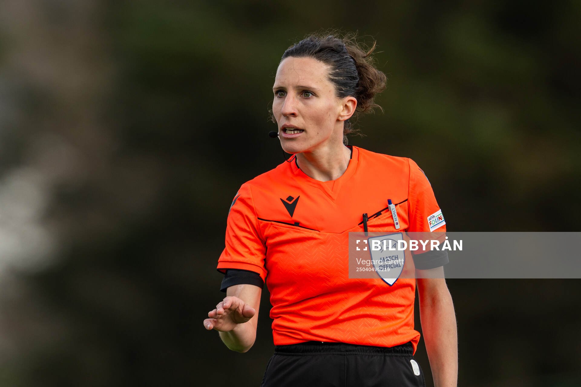 Referee Silvia Gasperotti