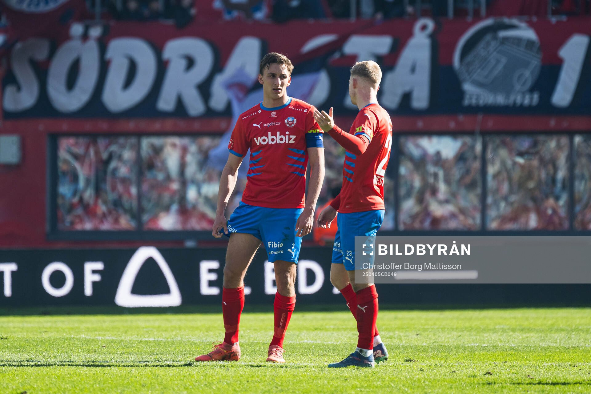 Helsingborgs Wilhelm Nilsson och William Westerlund