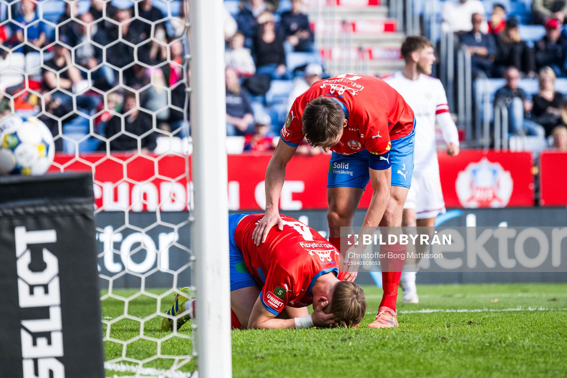 Helsingborgs Marcus Gudmann och Wilhelm Nilsson