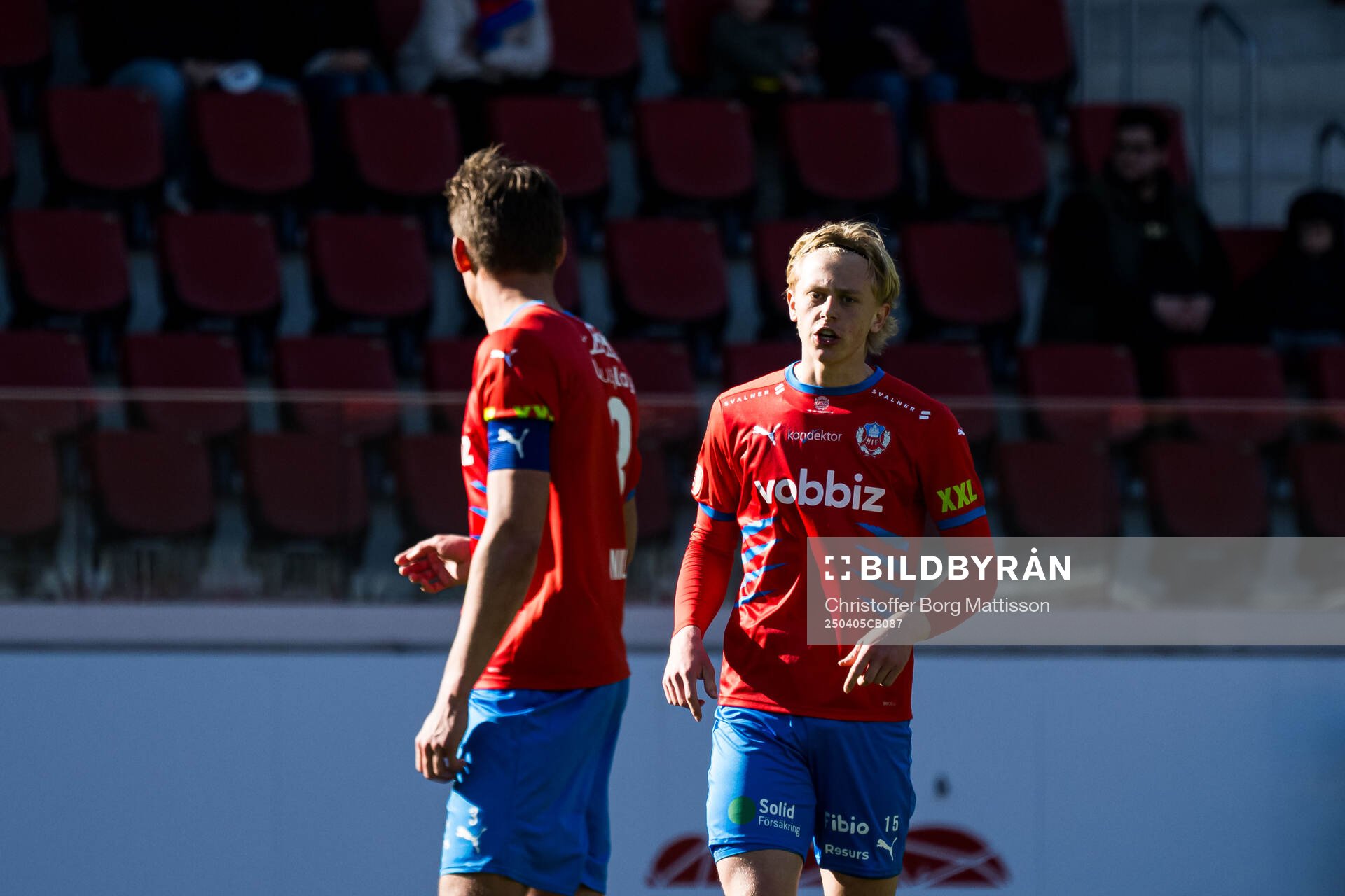 Helsingborgs Wilhelm Nilsson och Ture Görefält