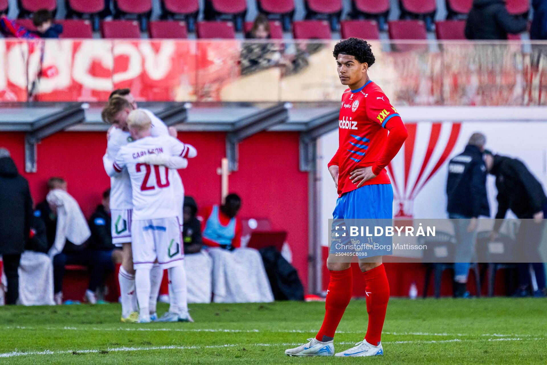 Helsingborgs Milan Silva Rasmussen deppar