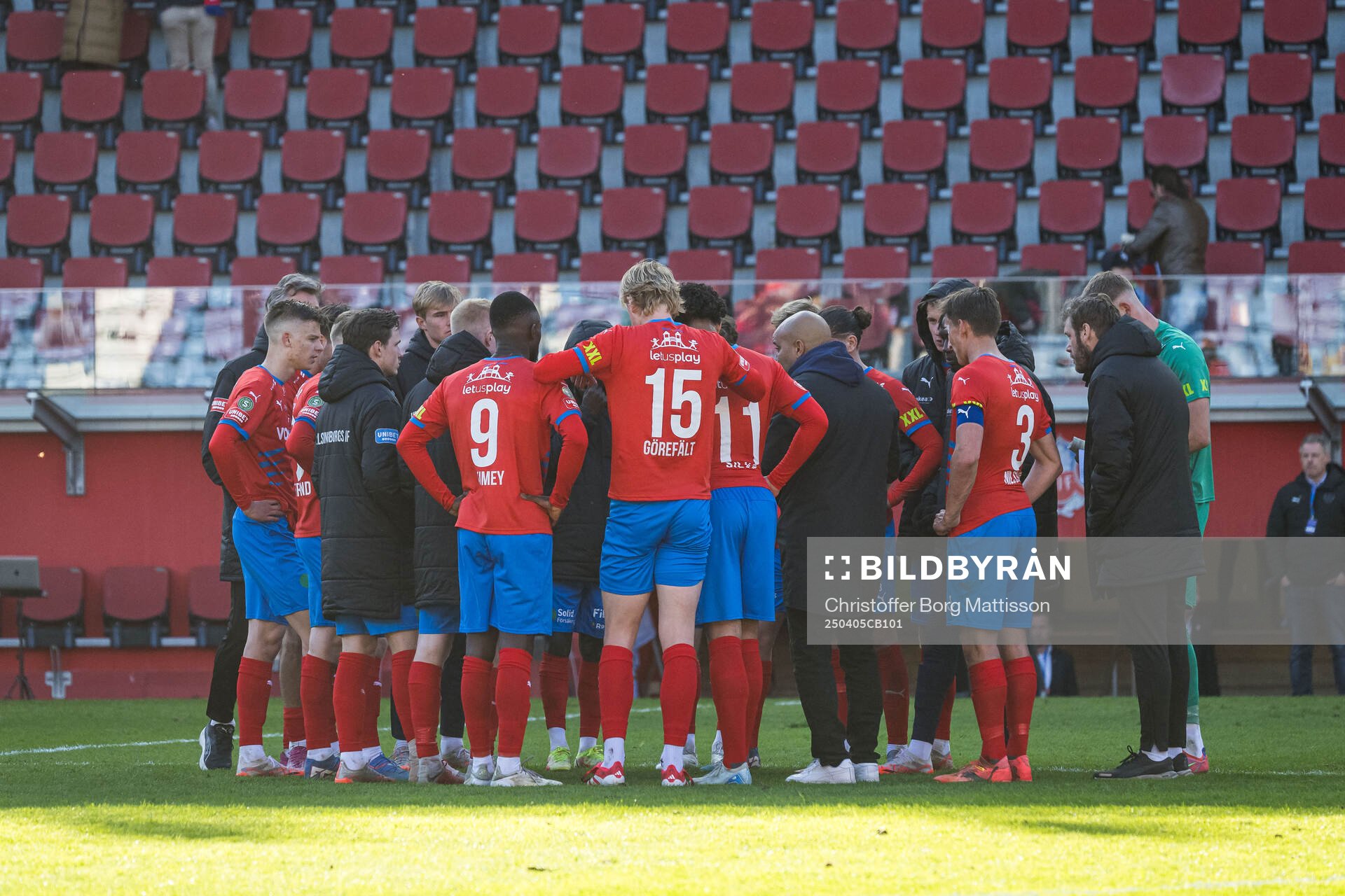 Helsingborgs spelare deppar
