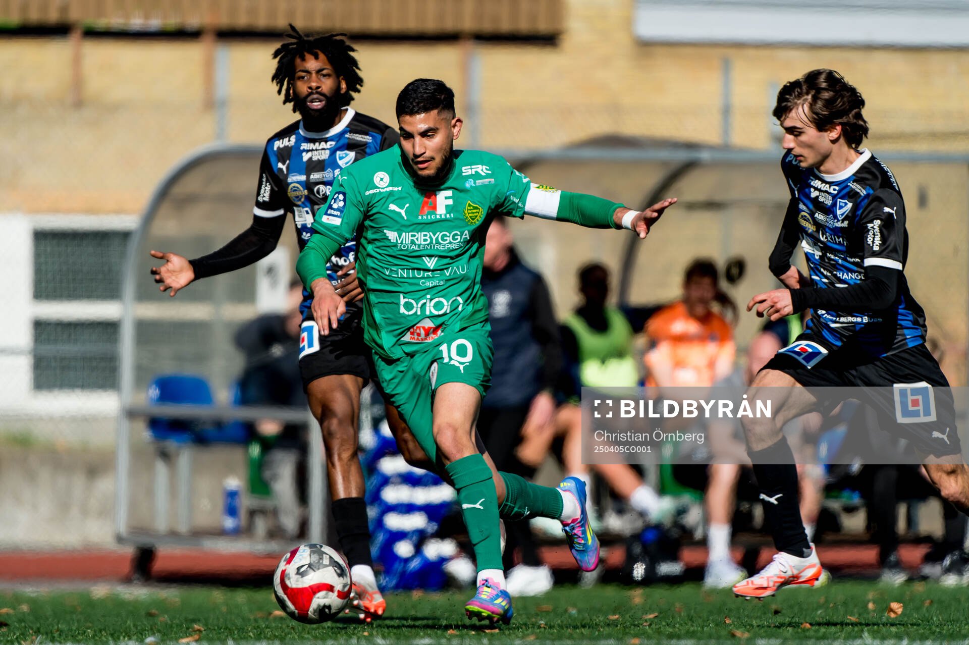 BK Olympics Amir Ayari och IFK Skövdes Djersey Mbuyi