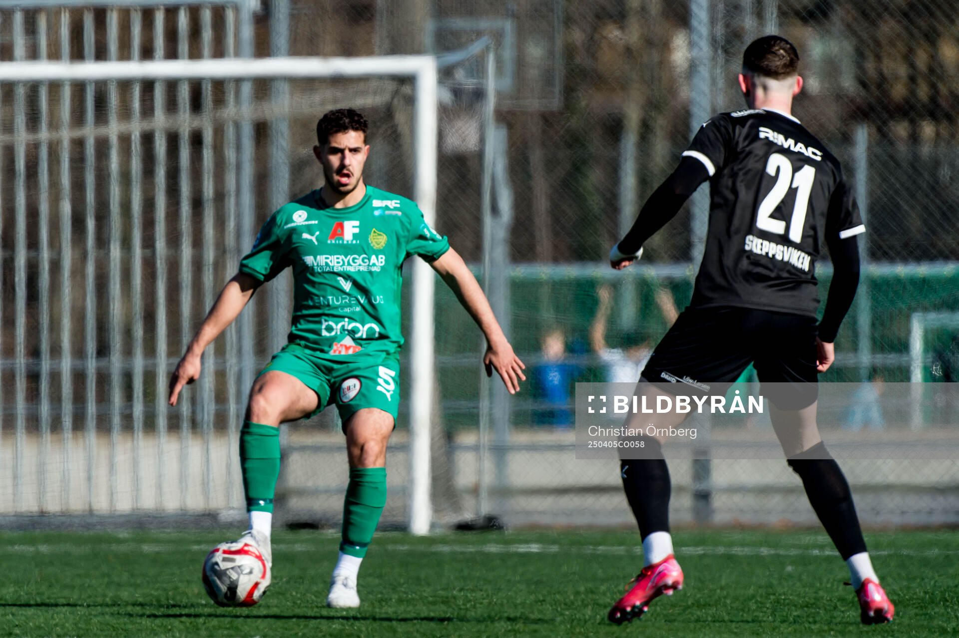 BK Olympics Joseph Atie och IFK Skövdes Axel Axelsson