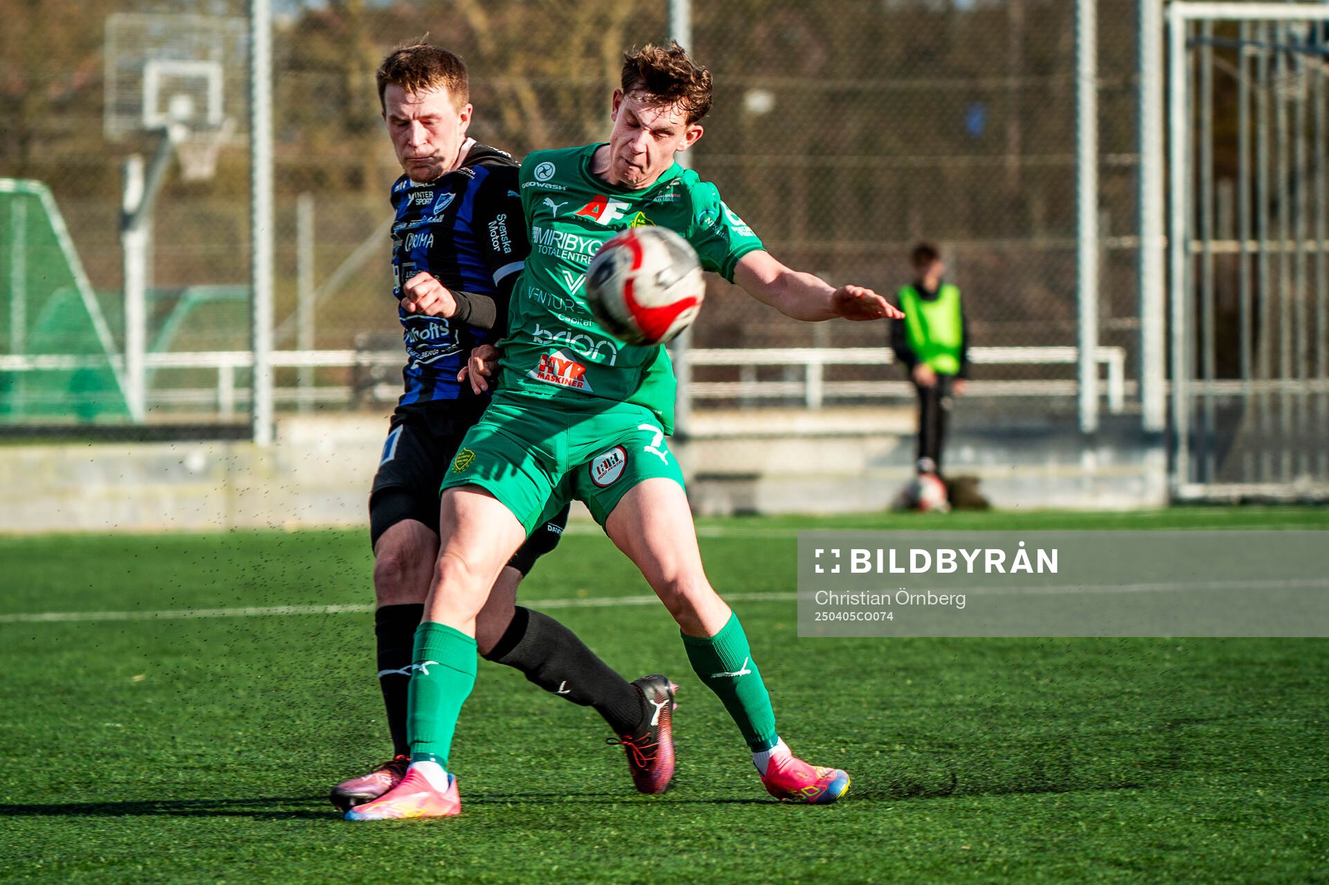 IFK Skövdes Jacob Sundelius och BK Olympics Viggo Jeppsson