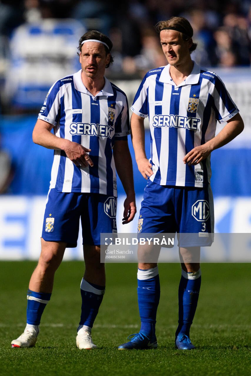 IFK Göteborgs Gustav Svensson och August Erlingmark
