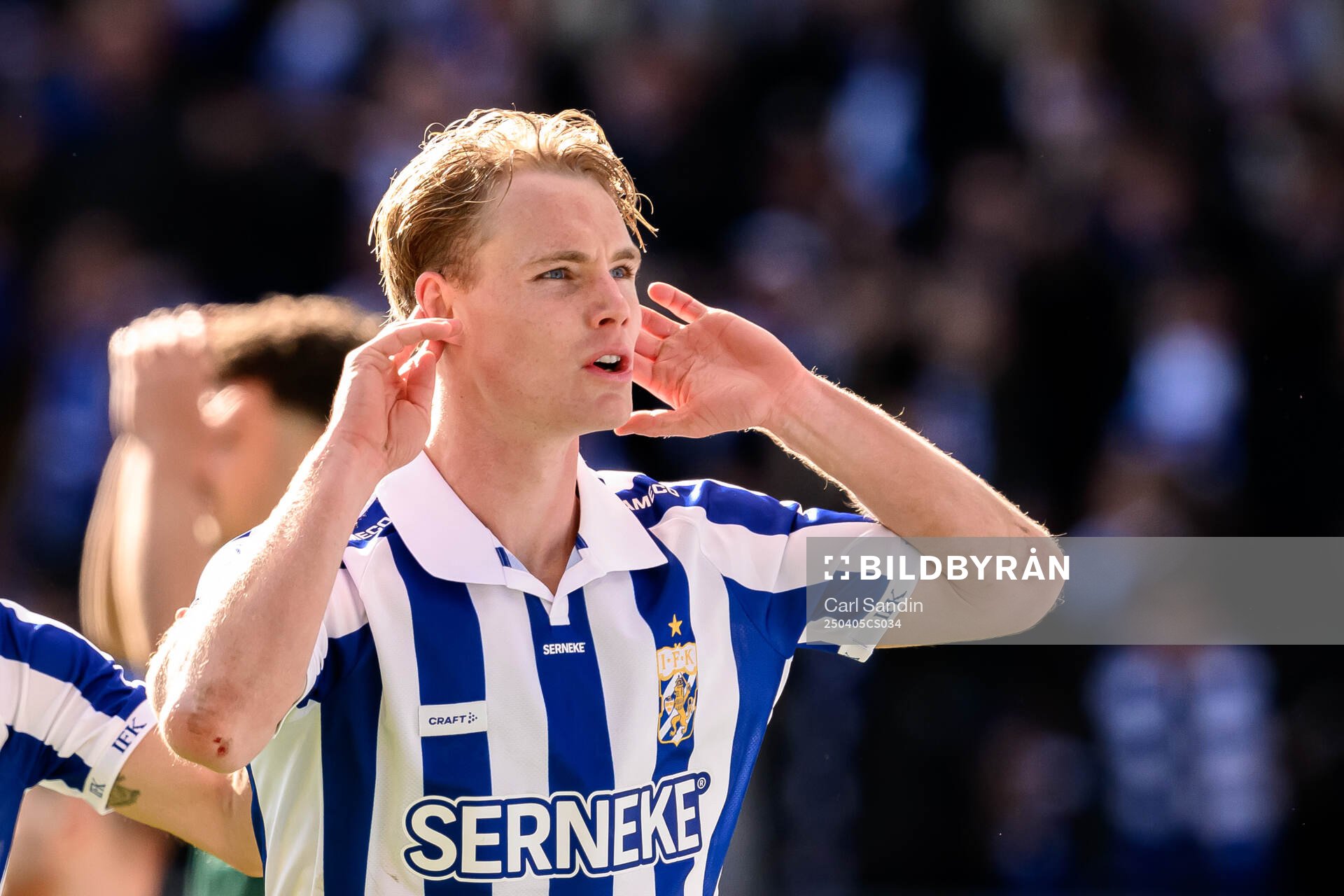 IFK Göteborgs Max Fenger jublar
