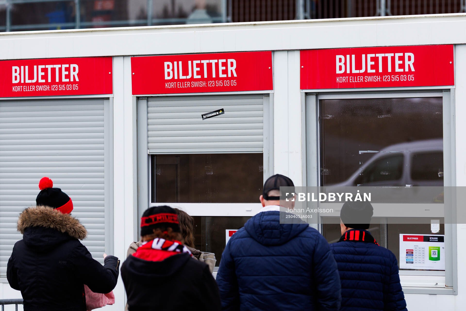 Biljettkassan på Jämtkraft Arena