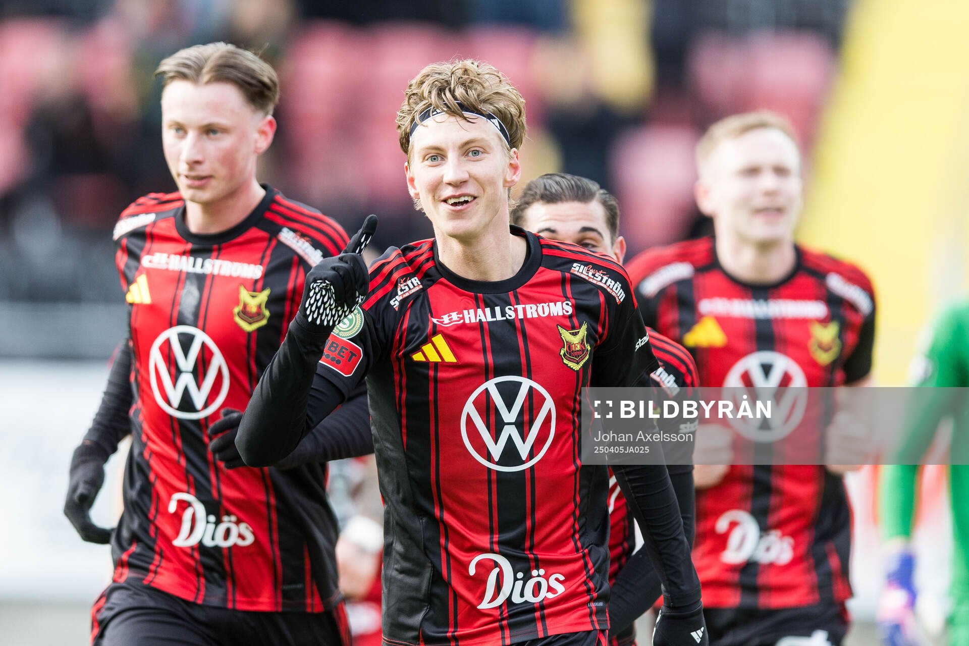 Östersunds Albin Sporrong jublar
