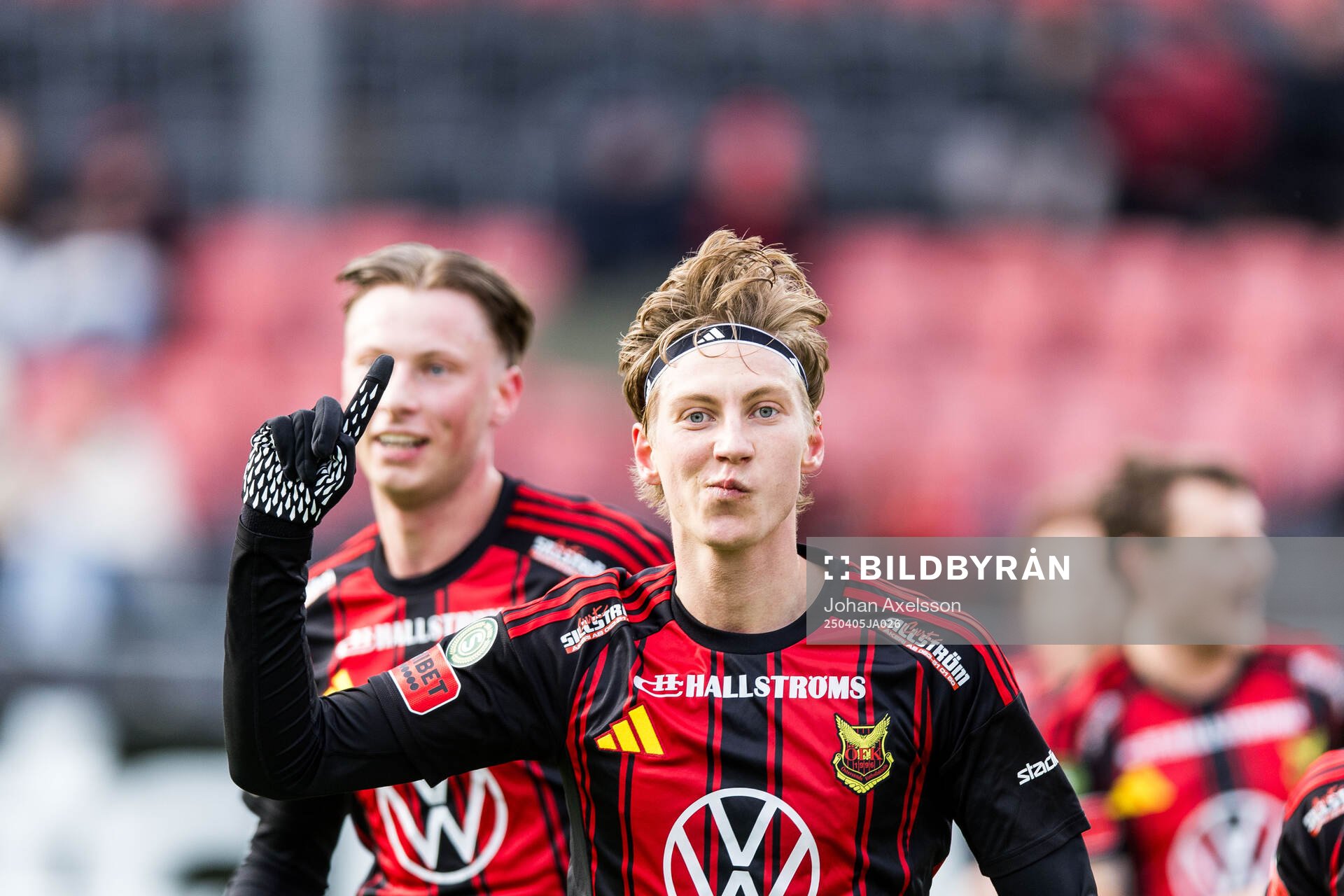 Östersunds Albin Sporrong jublar