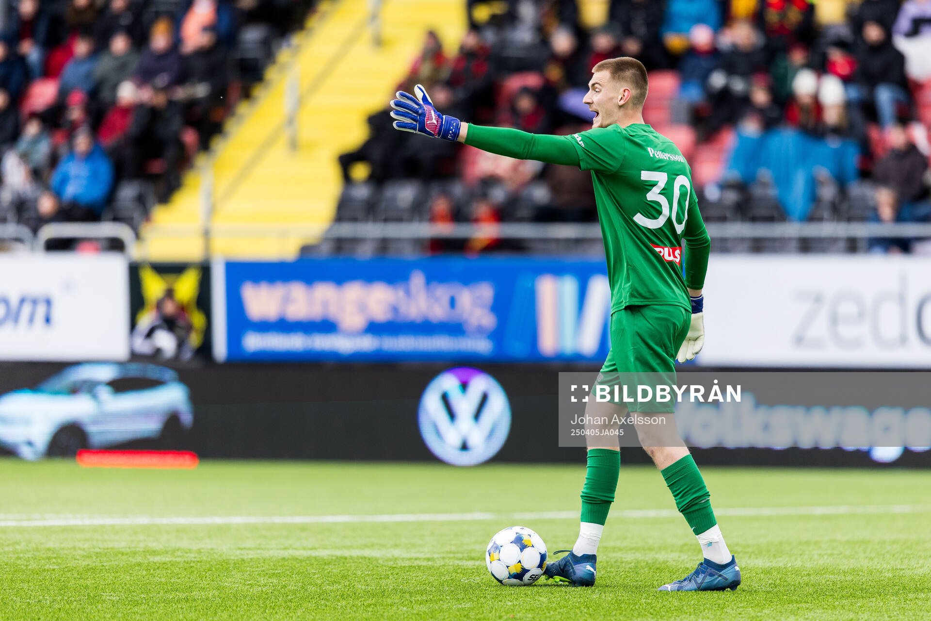 Landskronas målvakt Marcus Pettersson