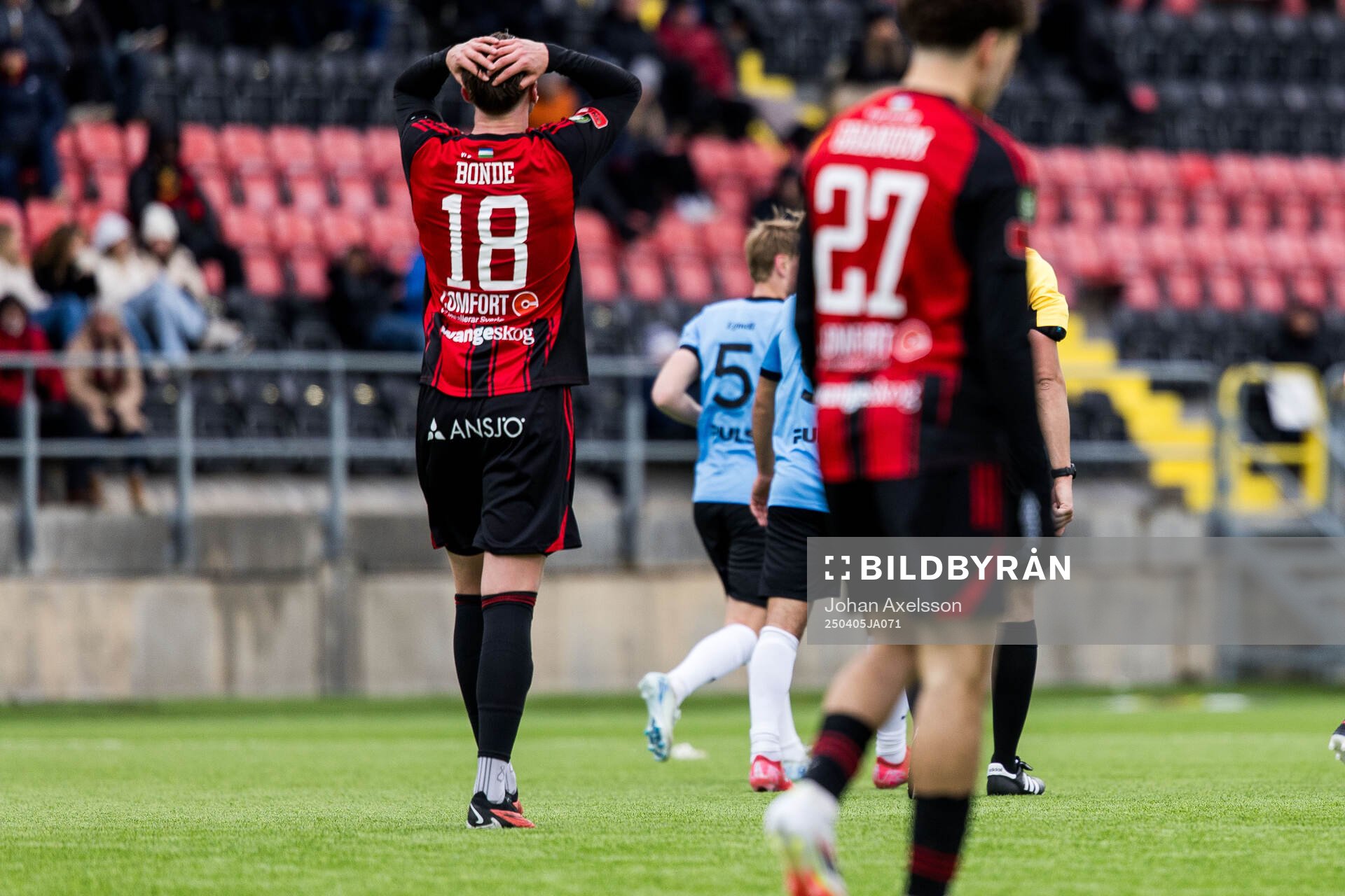 Östersunds Philip Bonde deppar