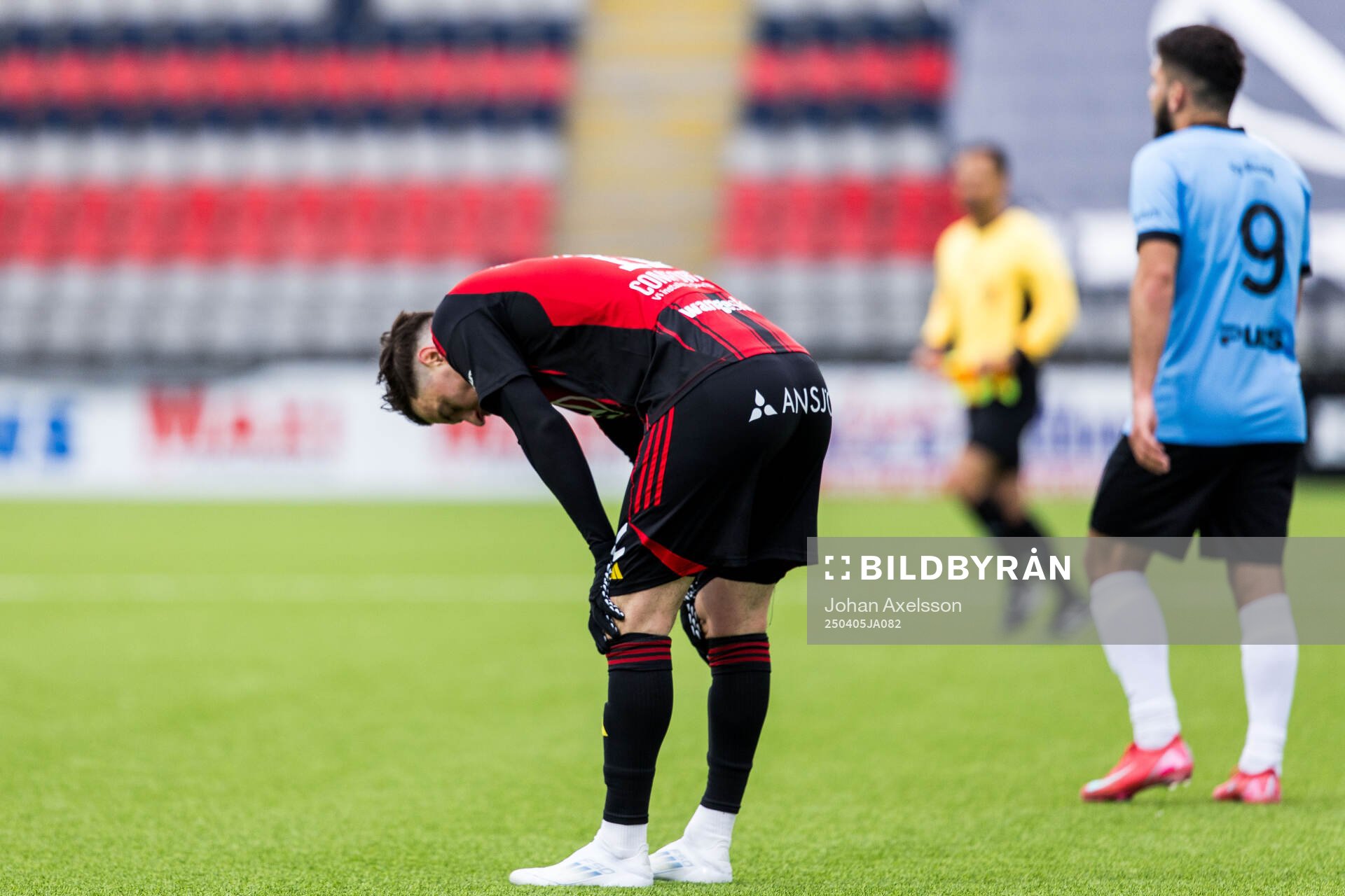 Östersunds Jamie Ryan Hopcutt deppar