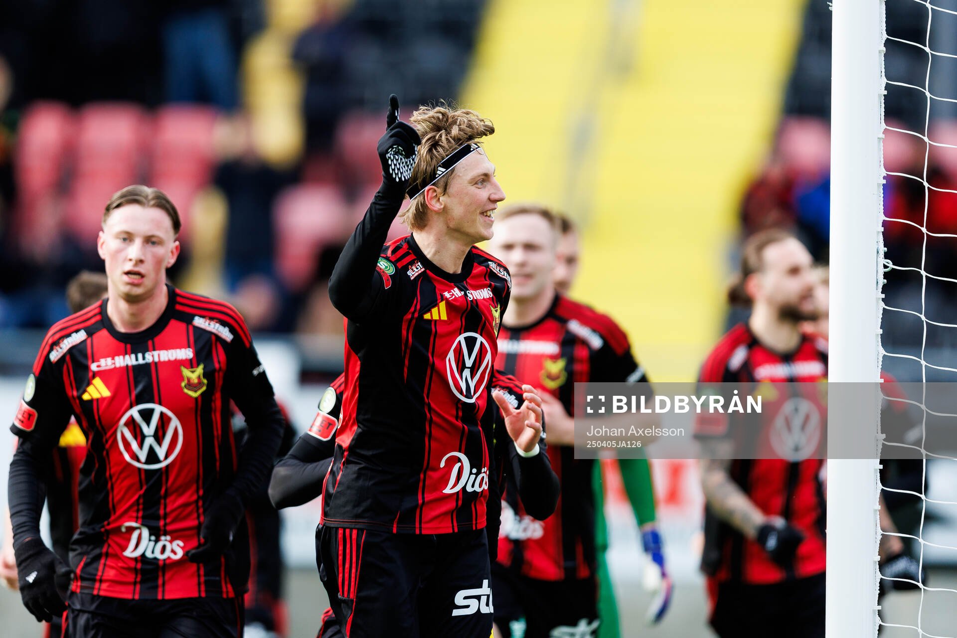 Östersunds Albin Sporrong jublar